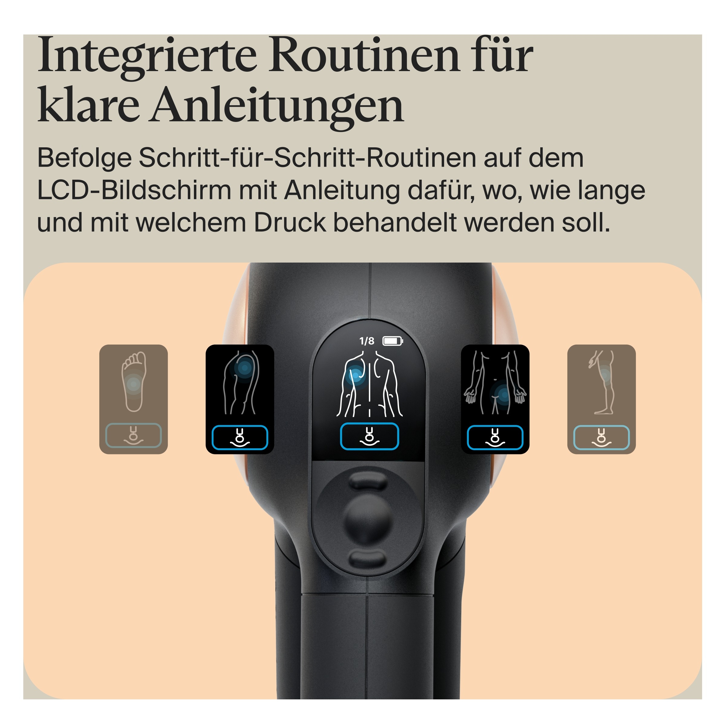 Therabody Massagepistole »Theragun Sense 2« Schmerzen & Muskelkater lindern, Verspannungen lösen, besser schlafen