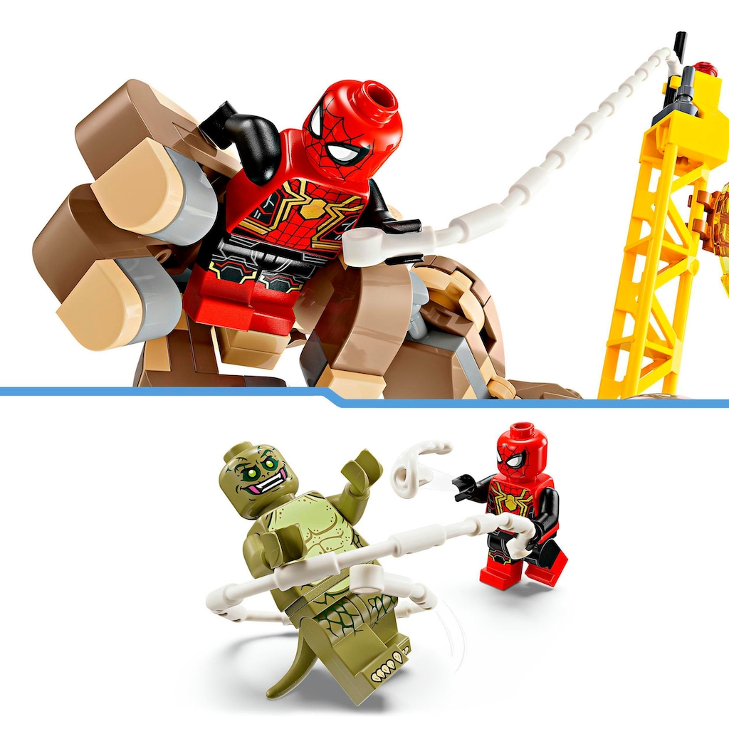 LEGO® Konstruktionsspielsteine »Spider-Man vs. Sandman: Showdown (76280), LEGO Super Heroes«, (347 St.), Made in Europe