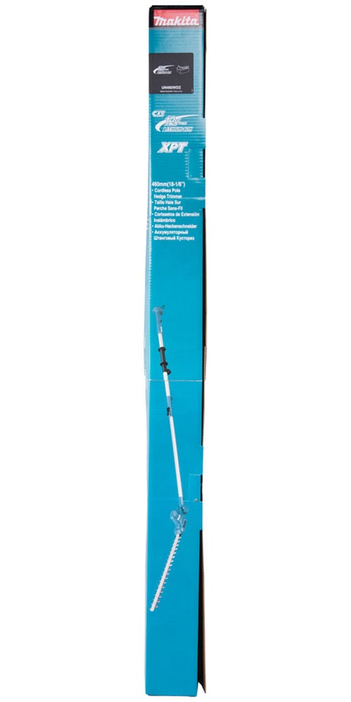 Makita Akku-Heckenschere »»UN460WDZ« 12V max., 46 cm, 18 mm, ohne Akku und Ladegerät« ()  mit 46 cm Schnittlänge, ausziehbar auf eine Gesamtlänge von 2,5 m