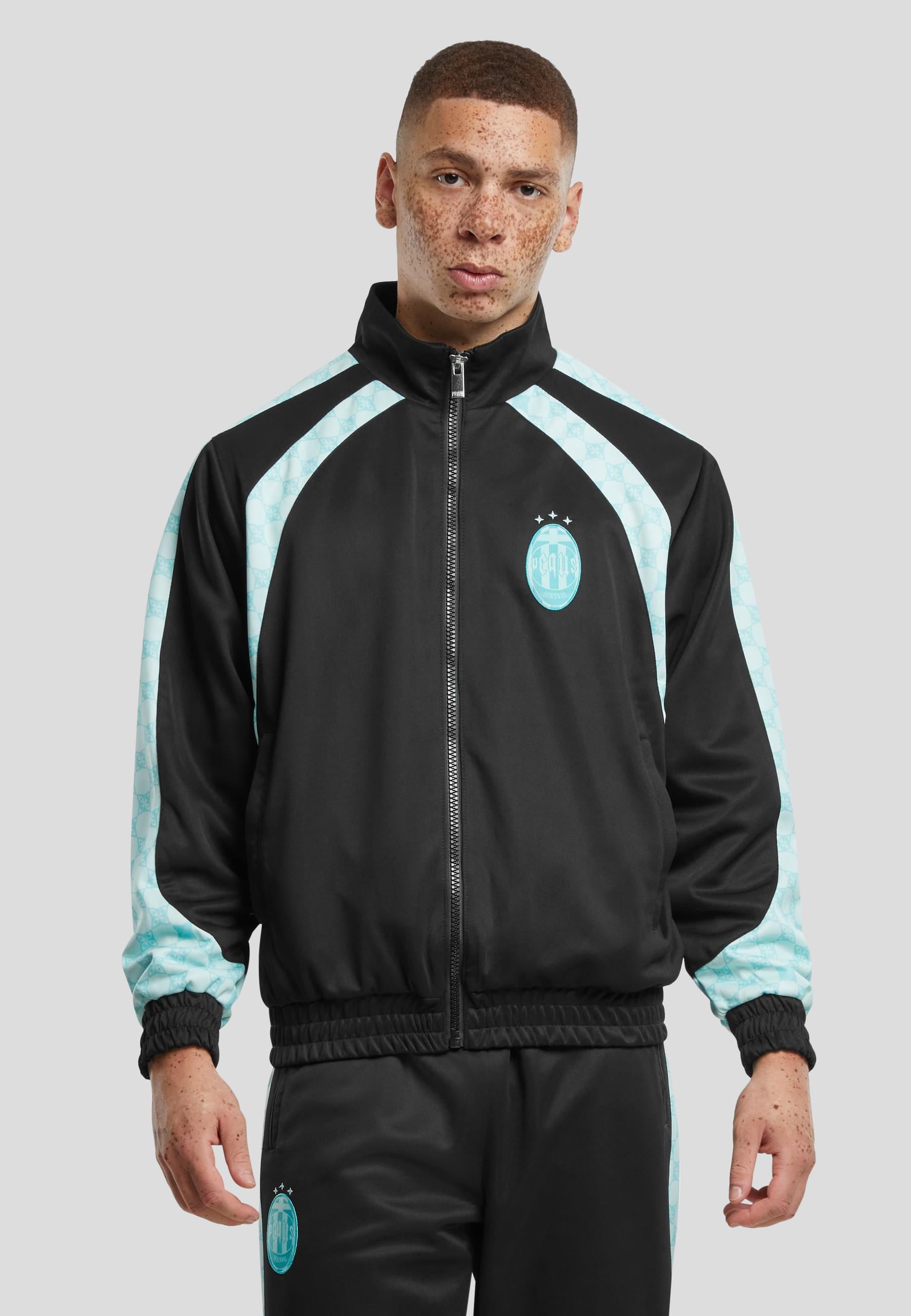 PEQUS Trainingsjacke »PEQUS PEQUS Football Logo Track Jacket« 1 Stk. tlg. ohne Kapuze