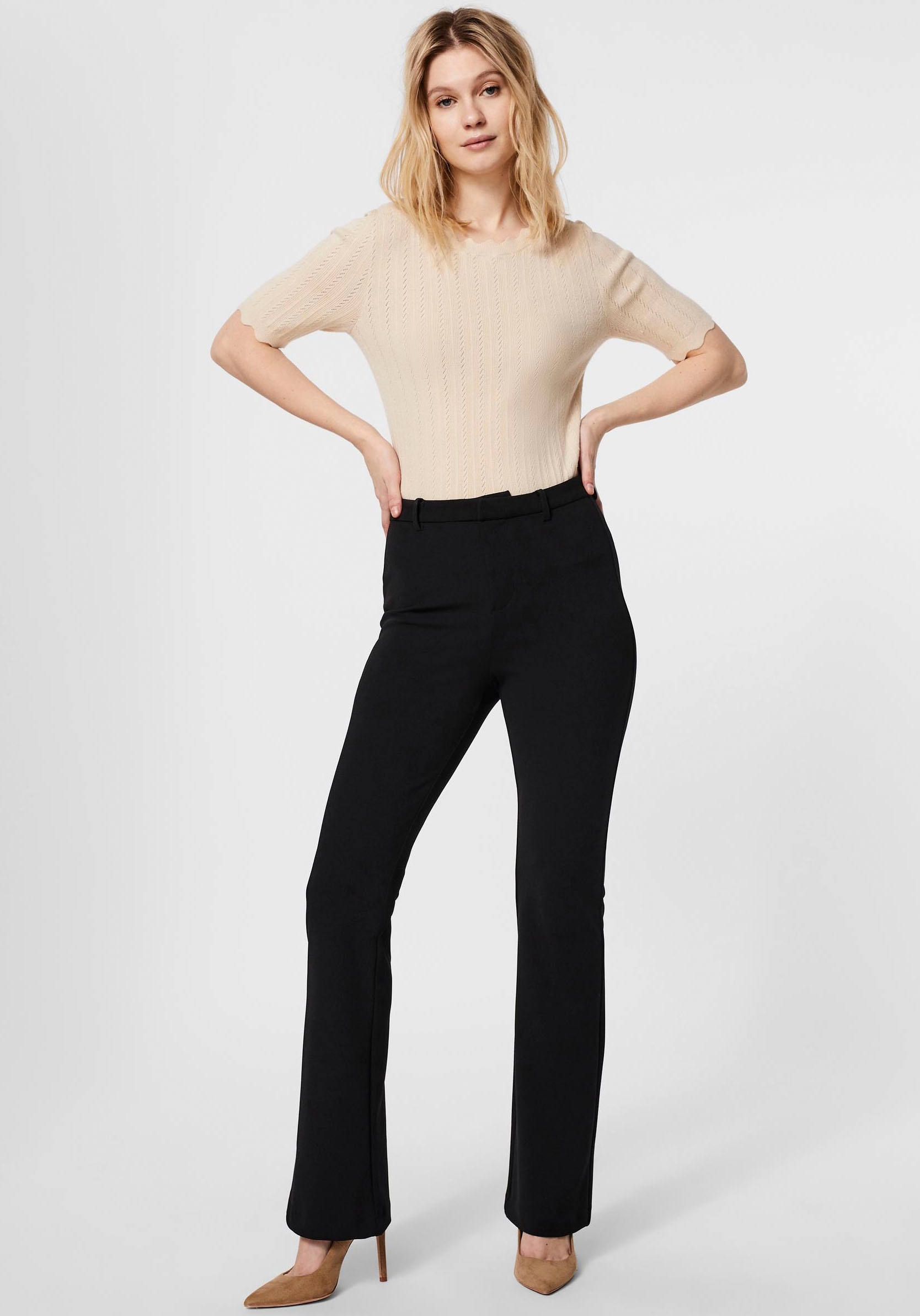 Vero Moda Bootcuthose »VMAMIRA MR FLARED PANT«