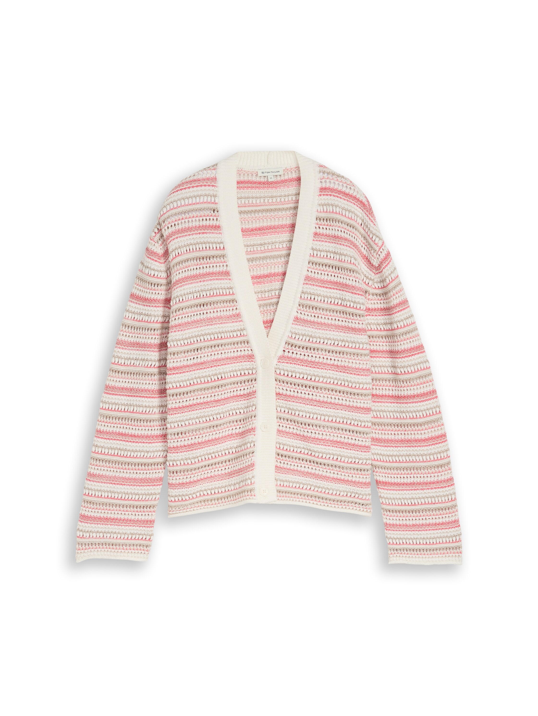 TOM TAILOR Cardigan mit Streifen Muster