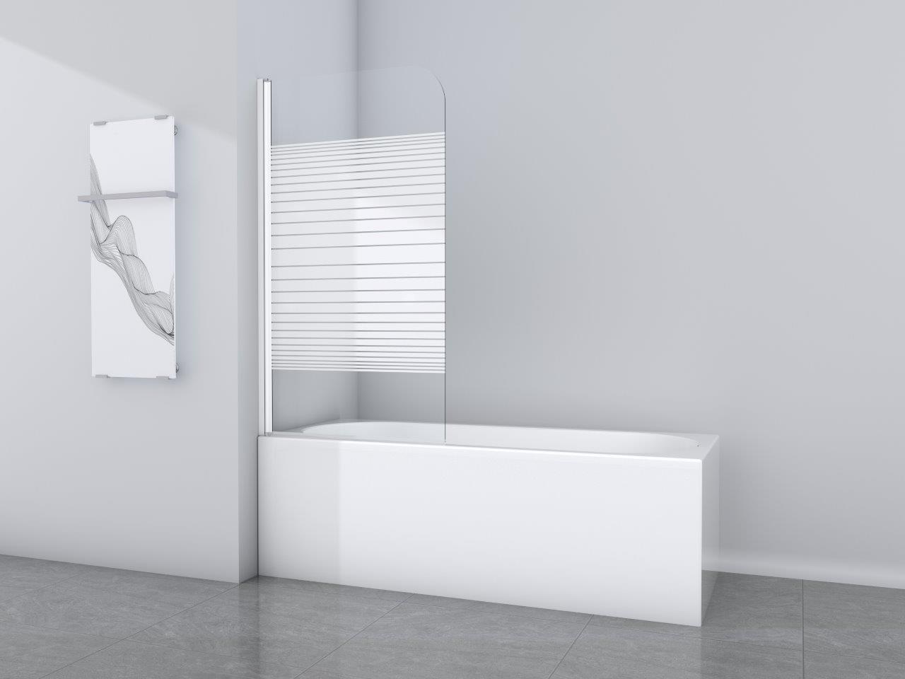 Marwell Badewannenfaltwand »Pulse 1«, mit Aluminiumprofil