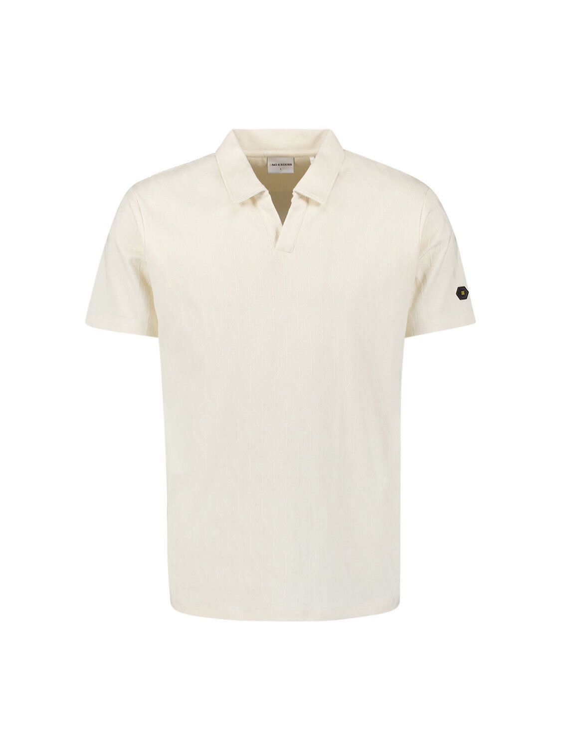 NO EXCESS T-Shirt »No Excess Jacquard Poloshirt«