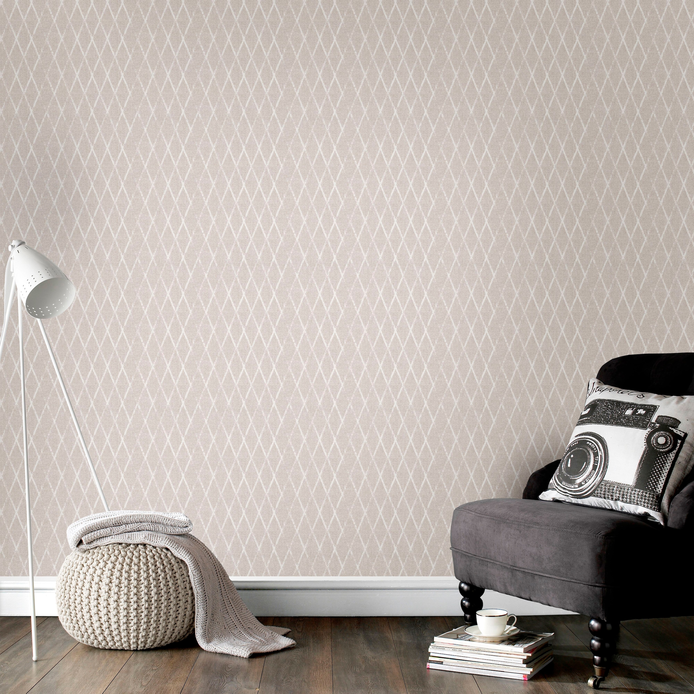 Superfresco Easy Vliestapete »Wieber Linnen Sand« gemustert