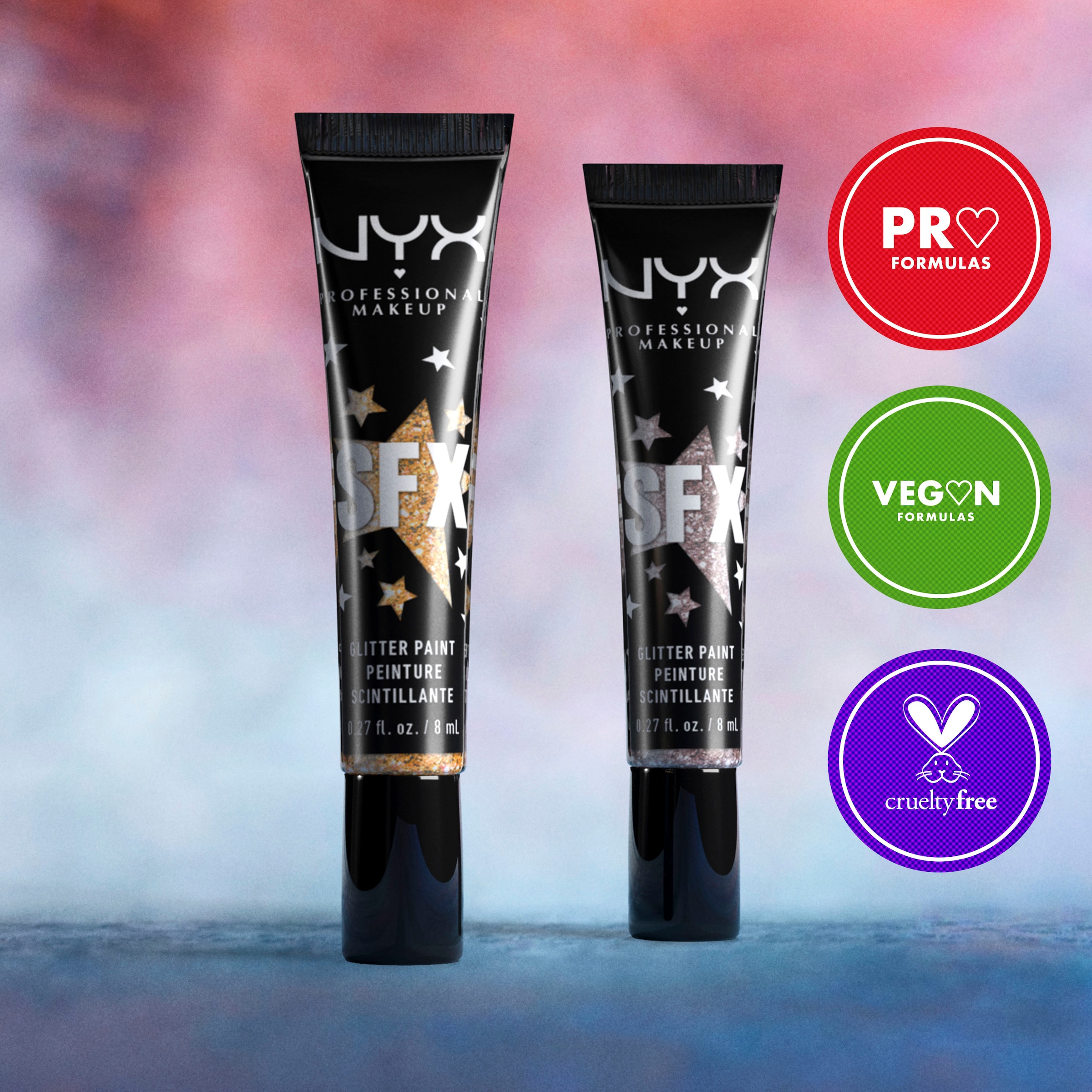 NYX Körpercreme »NYX Professional Makeup Halloween SFX Glitter Paint«, mit hoher Wirksamkeit