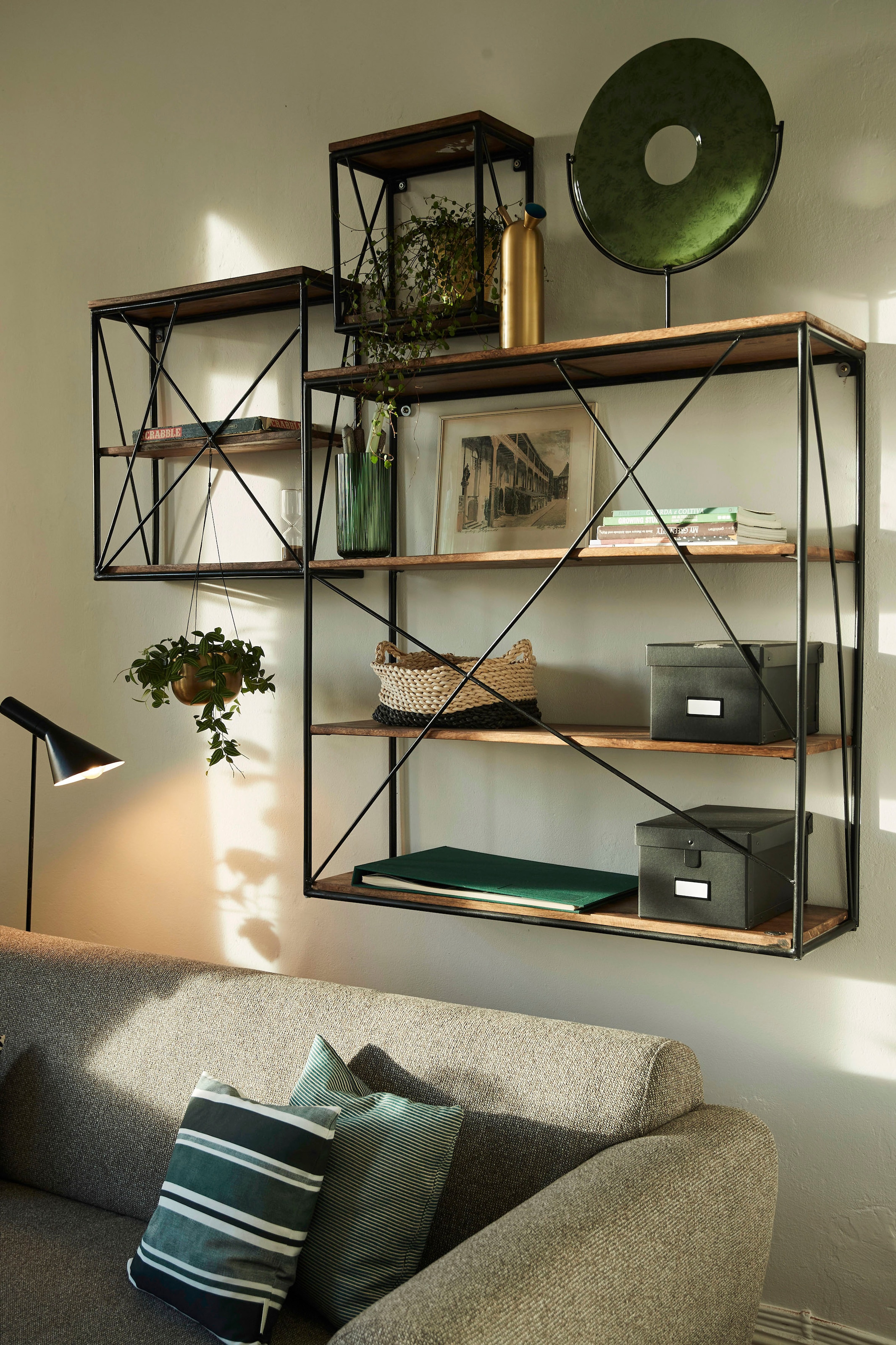 TOM TAILOR HOME Wandregal »T-NEST SHELF WALL MEDIUM«, mittelgroßes Wandregal, gut mit anderen Größen der Serie kombinierbar
