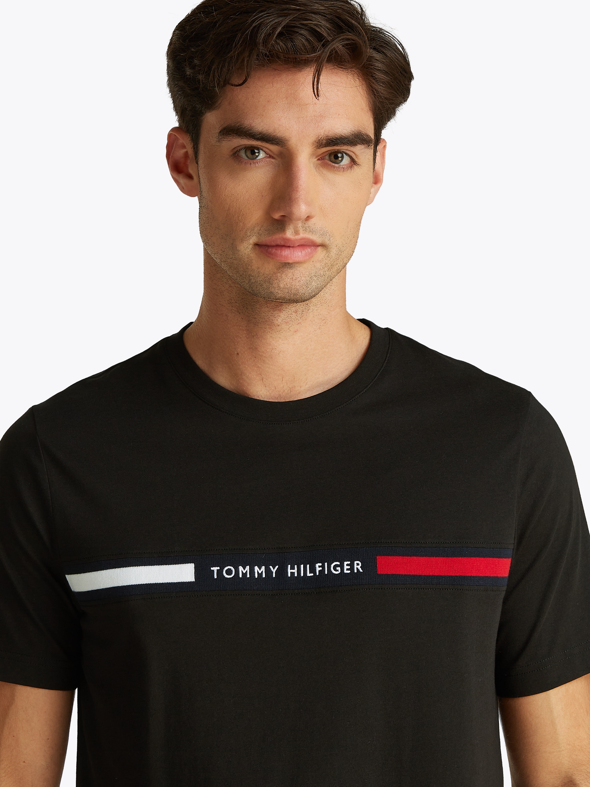 Tommy Hilfiger T-Shirt »HILFIGER CHEST INSERT TEE«