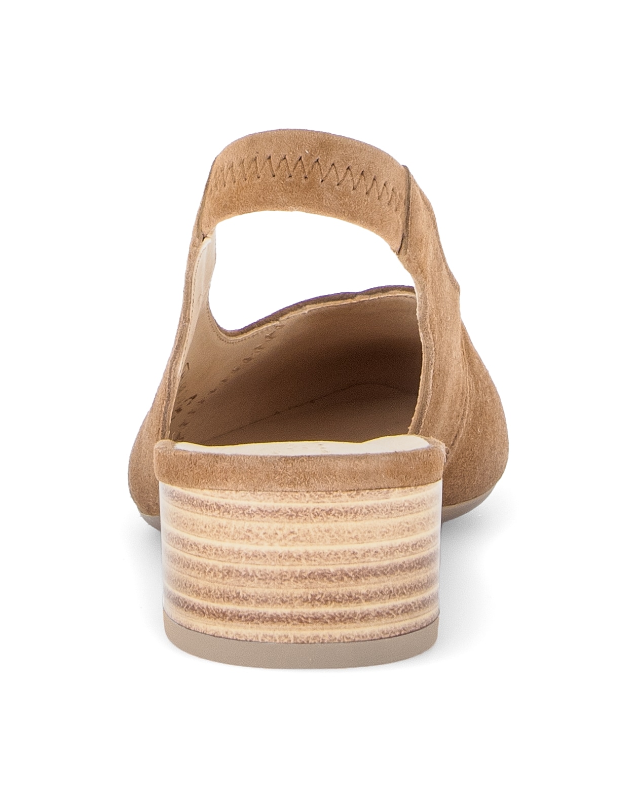 Gabor Slingpumps  , Blockabsatz, Abendschuh, Sommerschuh mit elastischem Riemchen