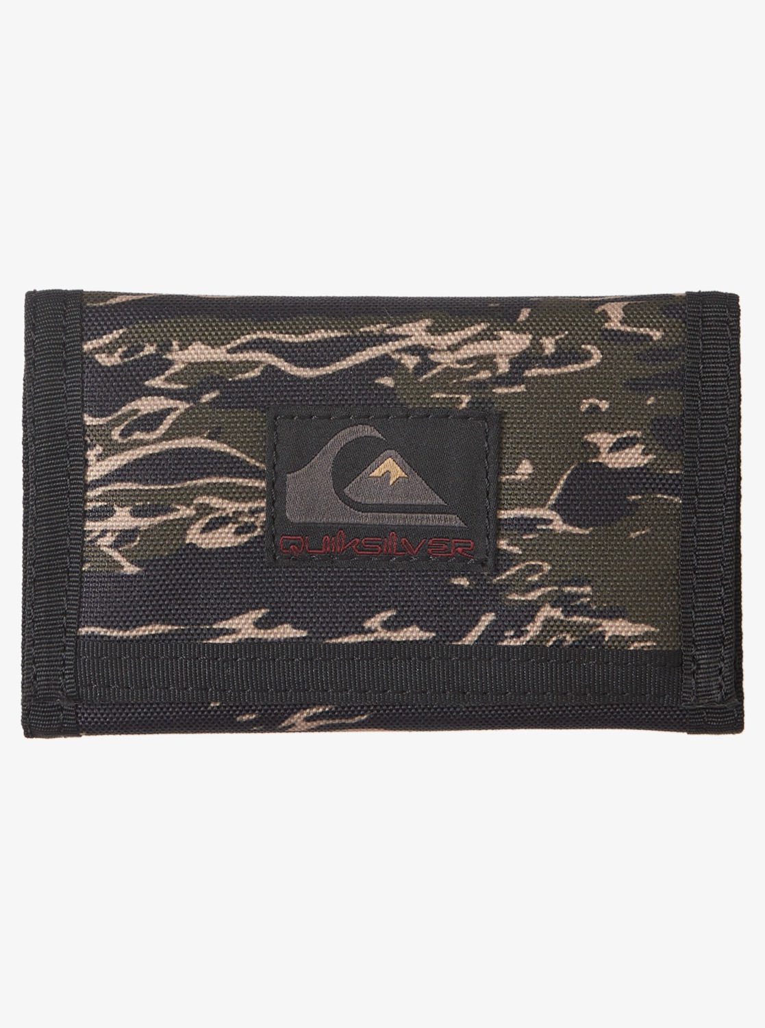 QUIKSILVER Brieftasche »The Everydaily« Grape Leaf Tiger Camo M M Stoff: Robuster bedruckter Polyester [600D]