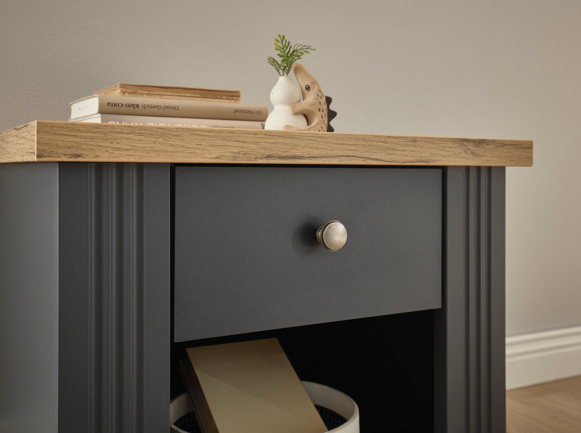 OTTO home Schlafzimmer-Set »Westminster« beinhaltet 1 Bett, Kleiderschrank 2-türig und 1 Nachtkommode