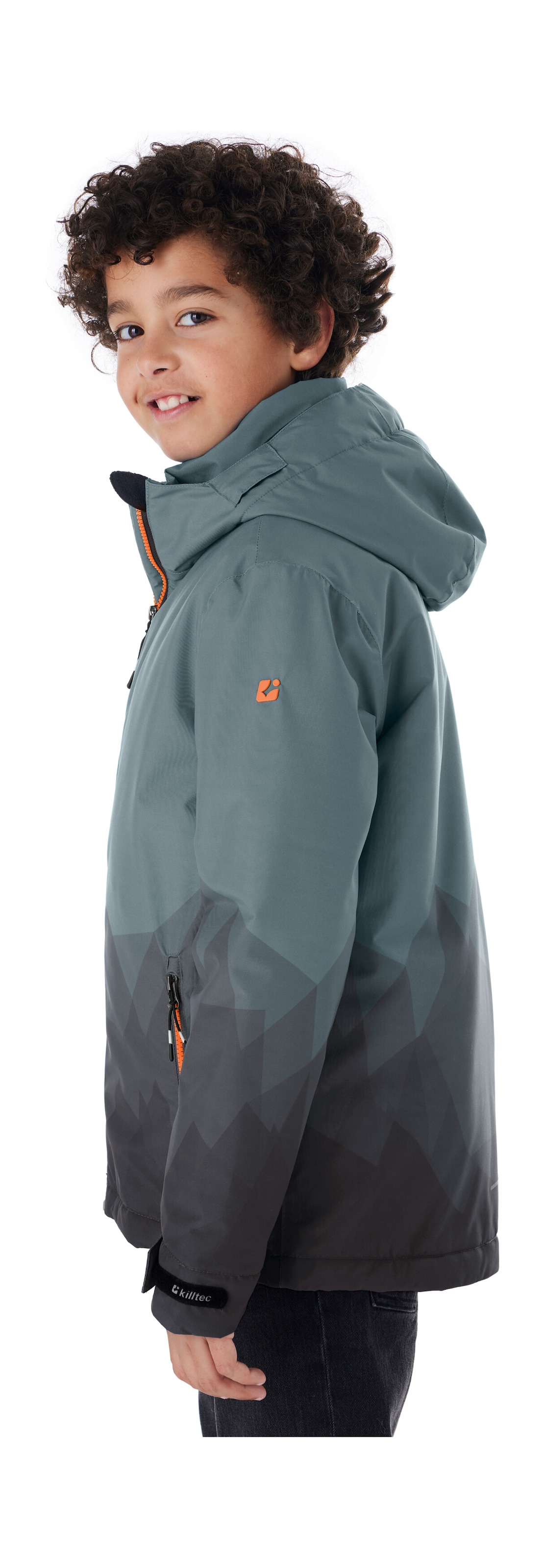 Killtec Skijacke »KSW 383 BYS SKI JCKT«, Wasser- und winddichte Skijacke mit verstellbarer Kapuze