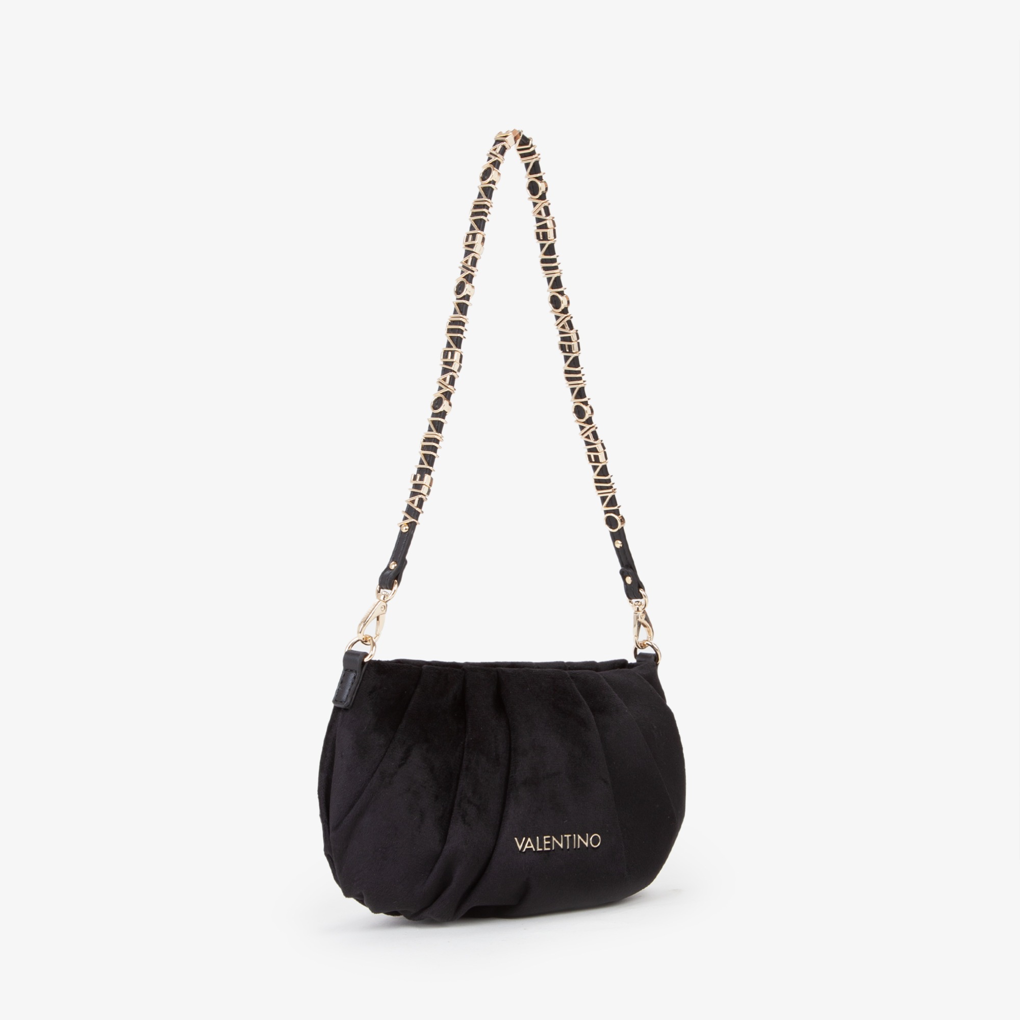 VALENTINO BAGS Umhängetasche »ELITA« Samt Clutch, Abendtasche mit modischer Raffung