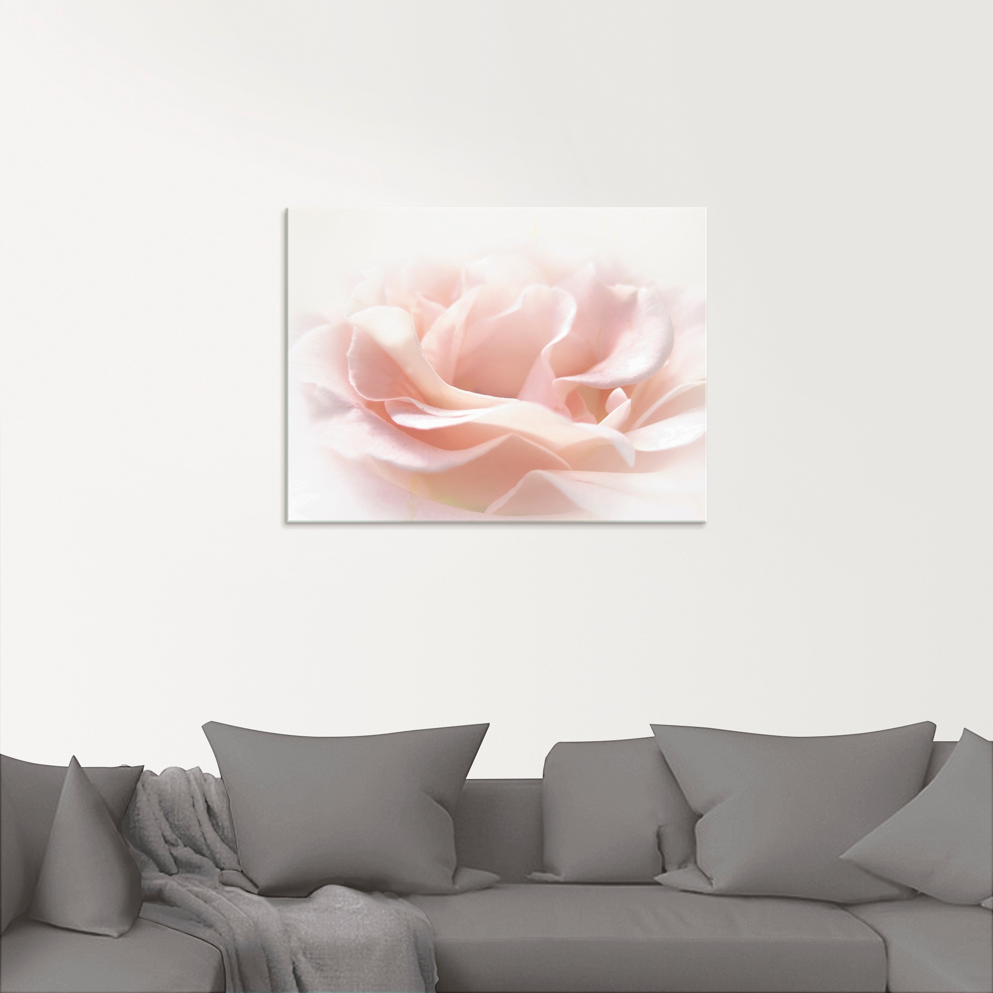 Artland Glasbild »Rose I«, Blumen, (1 St.), in verschiedenen Größen