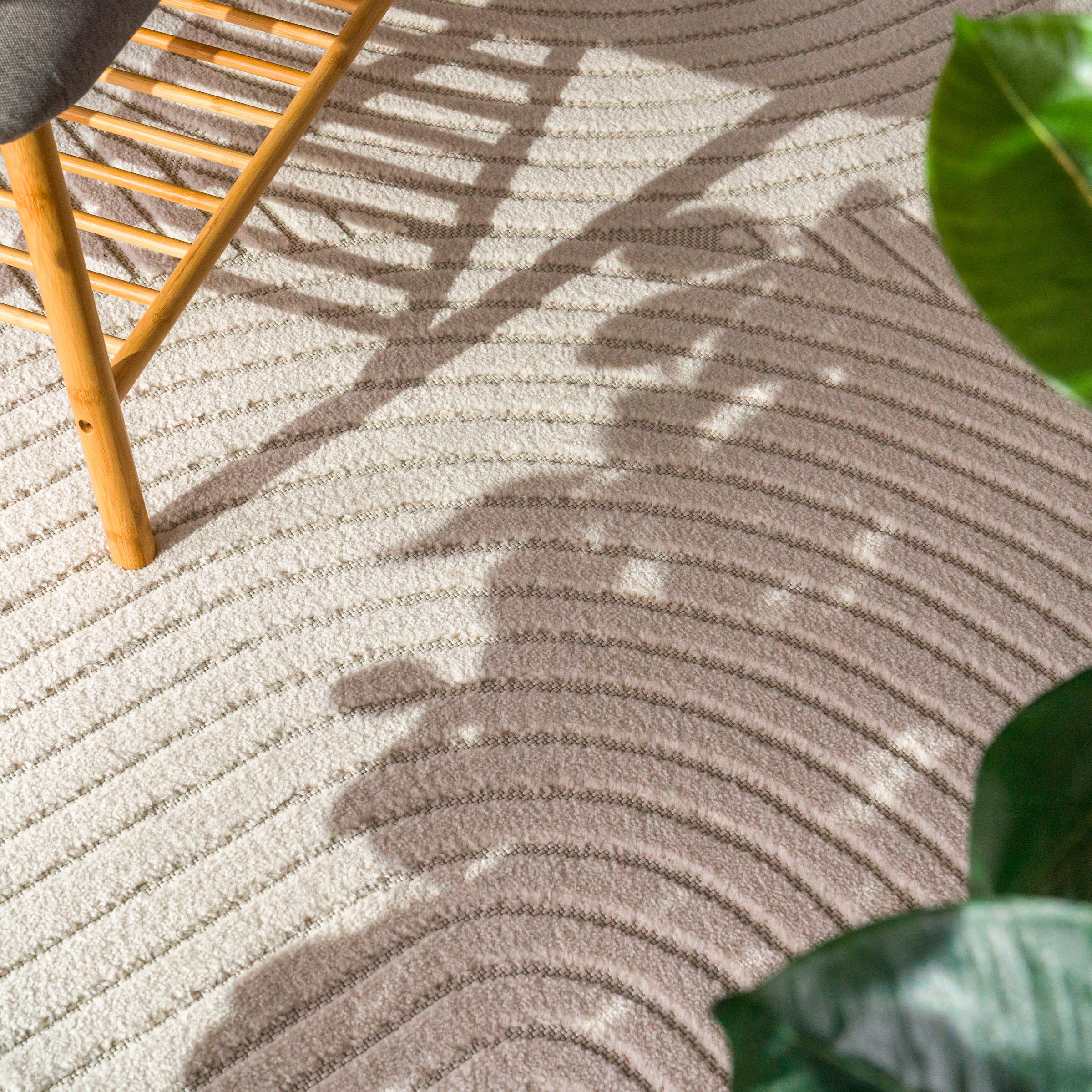 Paco Home Teppich »Cotton 233«, Scandi-Look, und Farben, Uni Kurzflor, Effekt, rechteckig, bequem geeignet Outdoor schnell bestellen Hoch-Tief