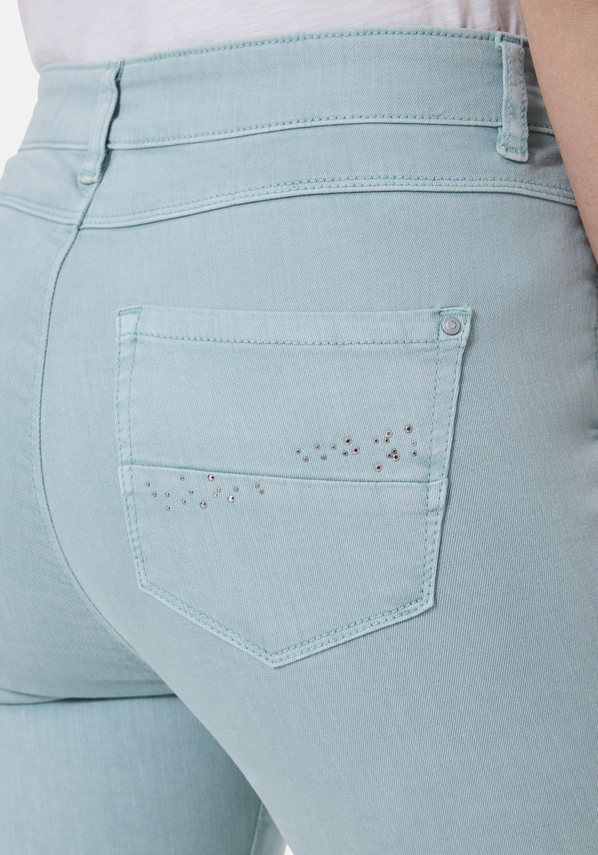 STOOKER WOMEN 5-Pocket-Jeans »Rio Fexxi Move Strass Skinny Fit« Skinny Fit Casual Clean Wash Denim Jeans Magic Shape Effekt für Damen