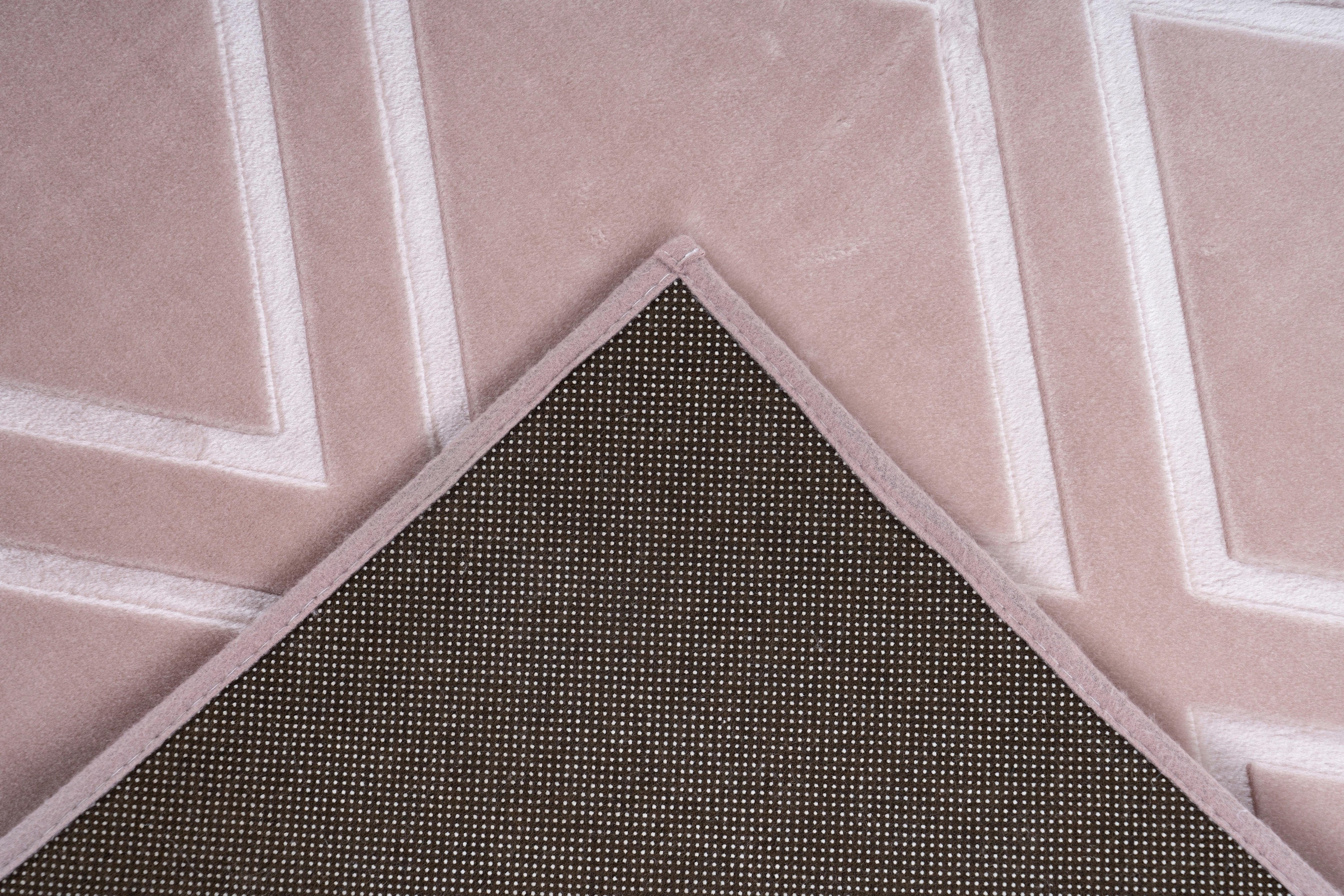 calo-deluxe Teppich »Latemar 400«, rechteckig, 7 mm Höhe, Hoch -Tief Struktur, Wohnzimmer