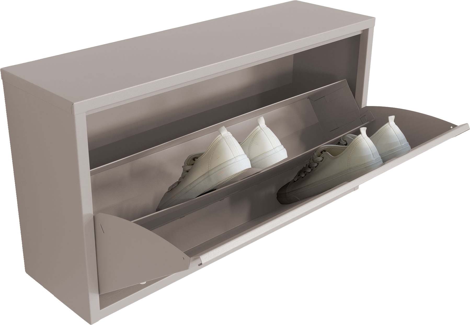 Spinder Design Schuhschrank »BILLY 1« Stahlschuhschrank mit Doppelfach