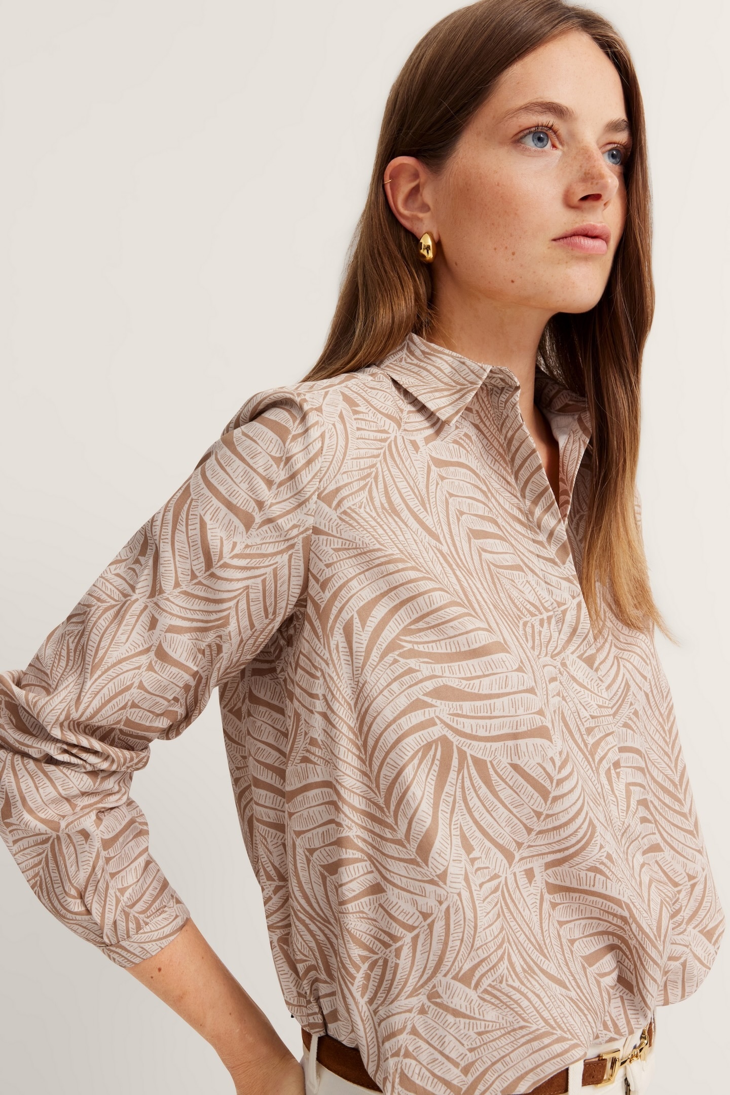 bugatti Hemdbluse aus Baumwolle