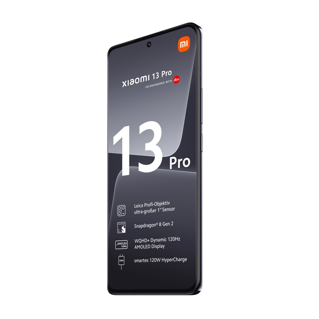 Xiaomi Smartphone »13 Pro 12GB+256GB«, Schwarz, 17,09 cm/6,73 Zoll, 256 GB Speicherplatz, 50 MP Kamera