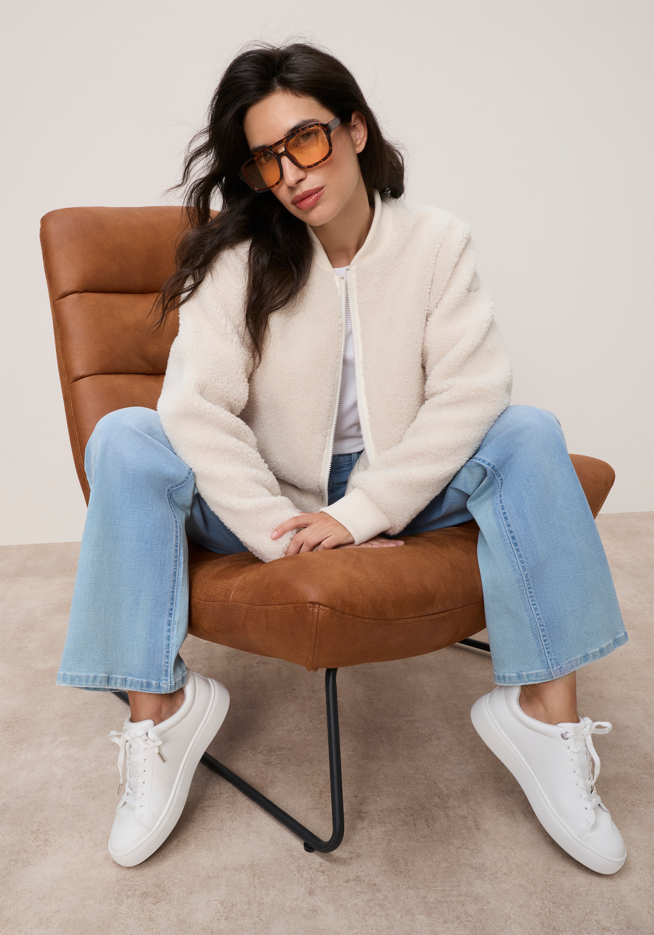 Tamaris Wendejacke 2- in- 1 Jacke mit Teddyfleece und Steppjacke Übergangsjacke