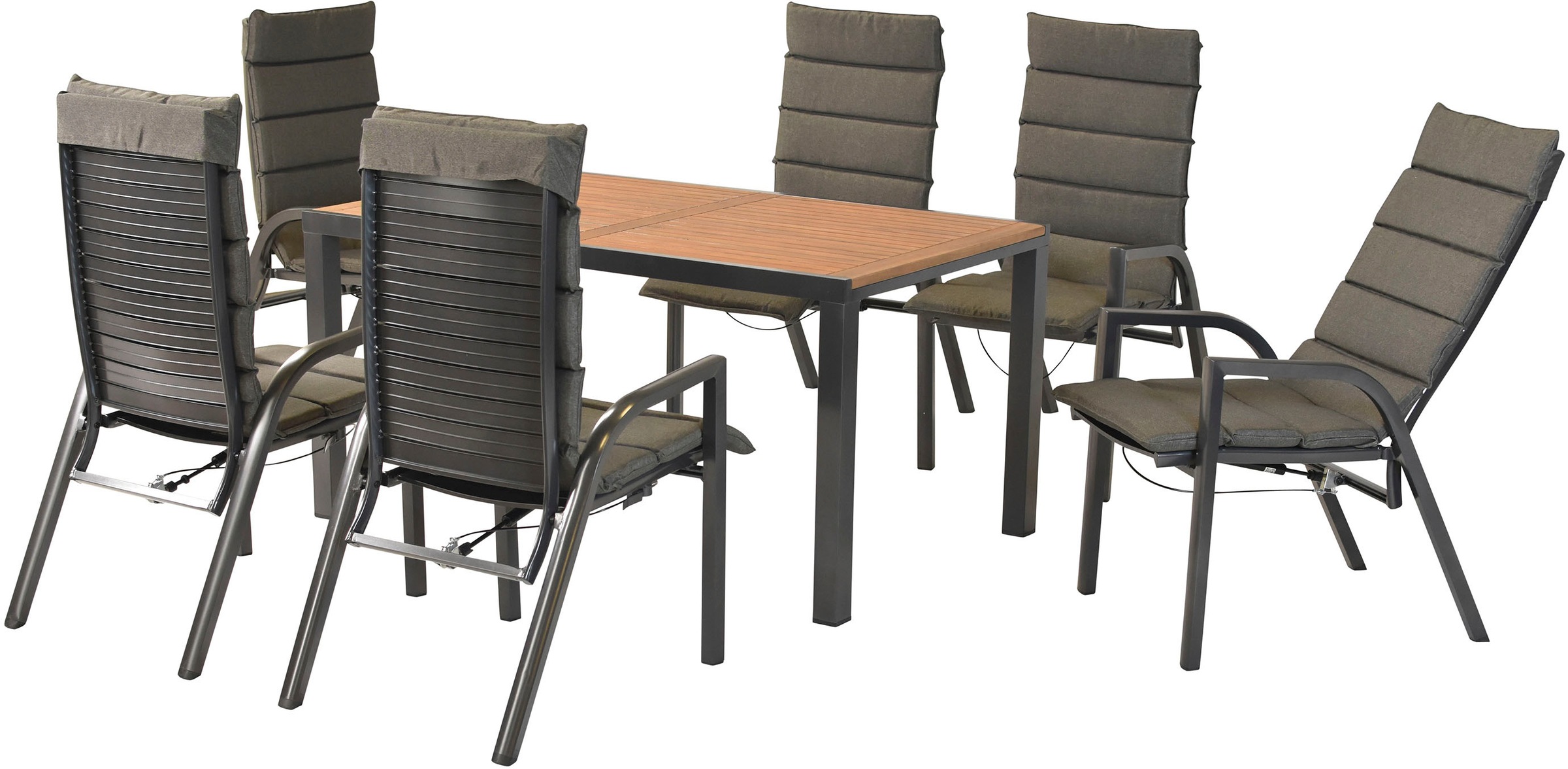 MERXX Garten-Essgruppe »»Siros«« Set, 13 Stk. tlg. Rückenlehne verstellbar günstig online kaufen