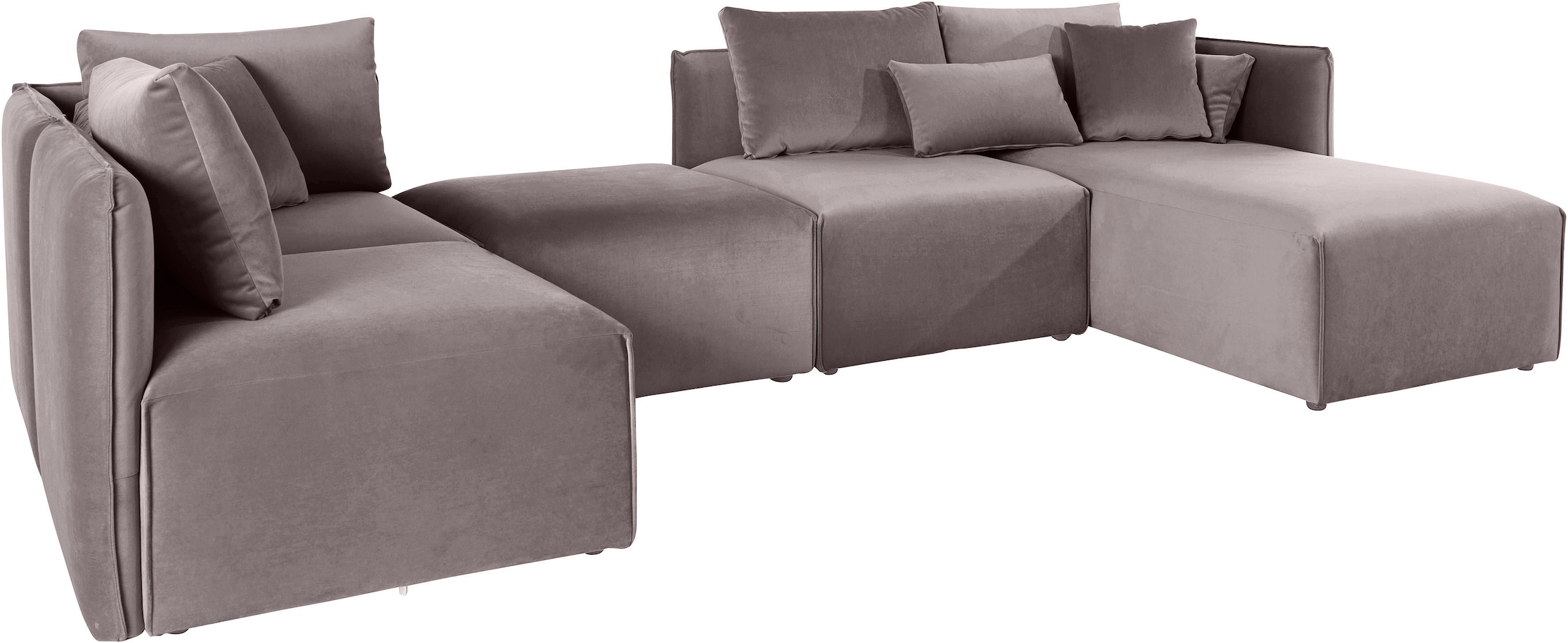 OTTO home Wohnlandschaft »Nöre U-Form« 5 Teile, in vielen Bezugsqualitäten günstig online kaufen