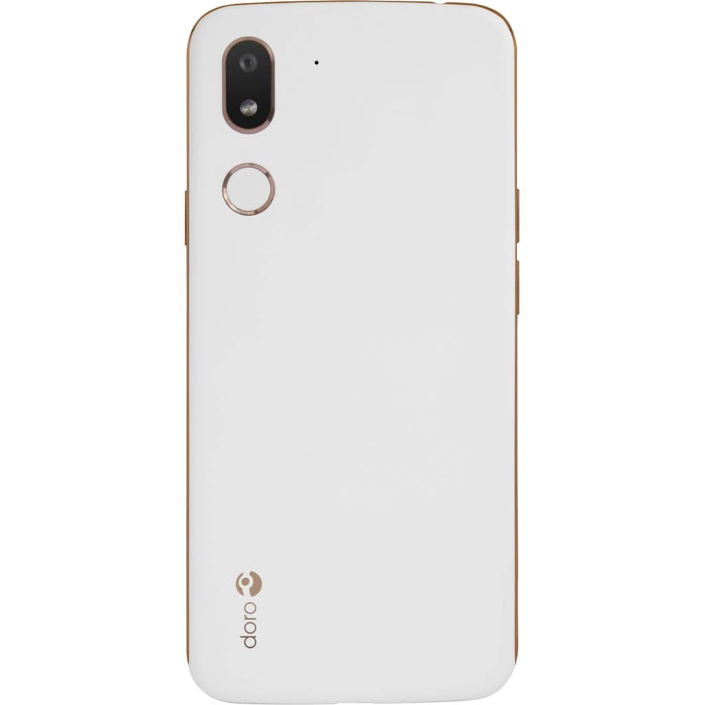Doro Smartphone »8080«, weiß/bronze, 14,48 cm/5,7 Zoll, 32 GB Speicherplatz, 16 MP Kamera