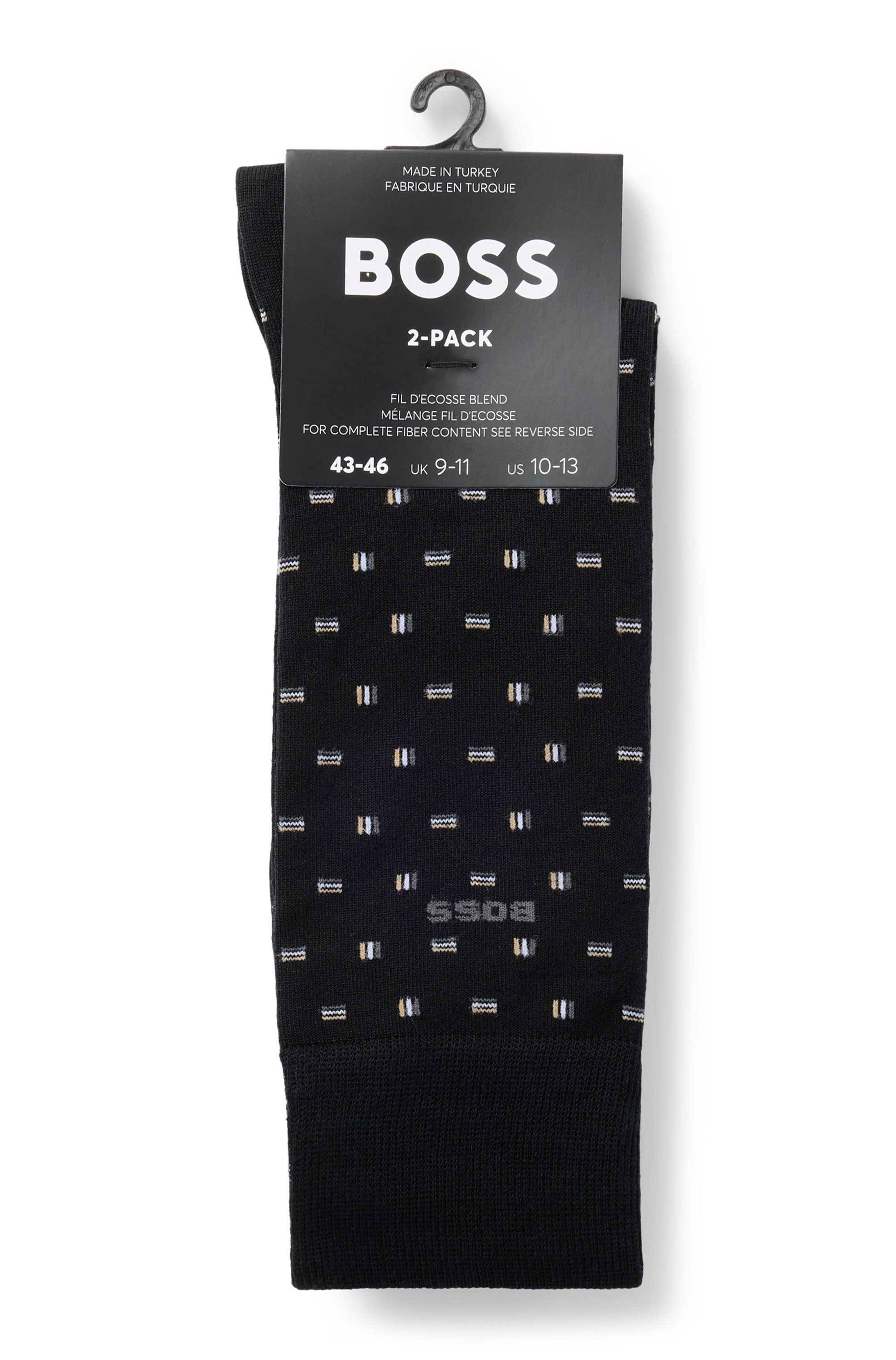 BOSS Businesssocken »2P RS Mini iconic MC«, (2 Paar), Neuheit, modisch