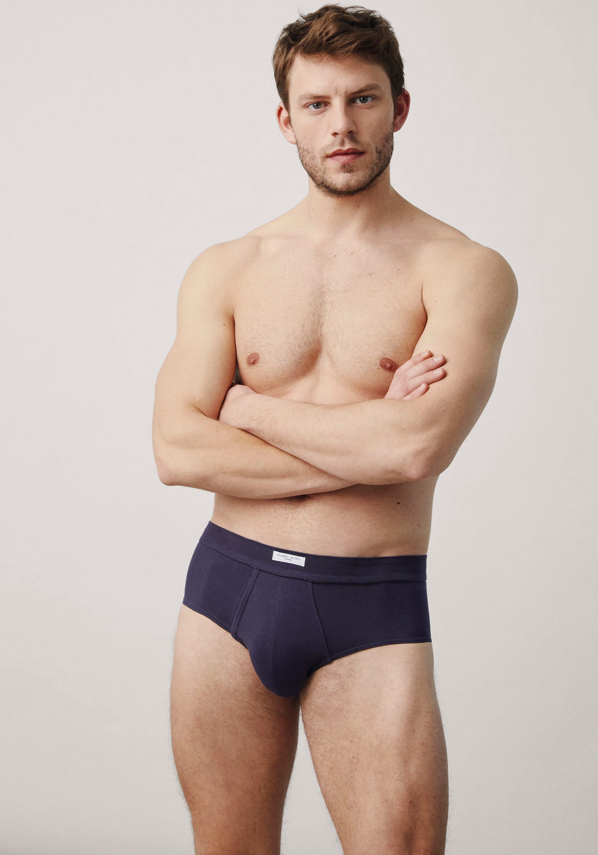 YSABEL MORA Slip »BASIC COLLECTION COTTON«, (3er Pack), mit praktischem Eingriff im Schritt