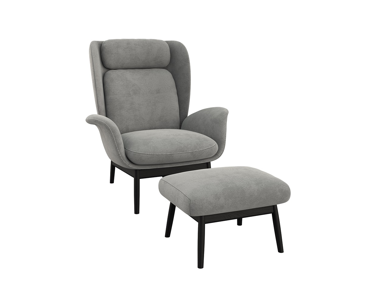 FLEXLUX Ohrensessel »Padova Scandic Design Sessel, erstklassiger Sitz- und günstig online kaufen
