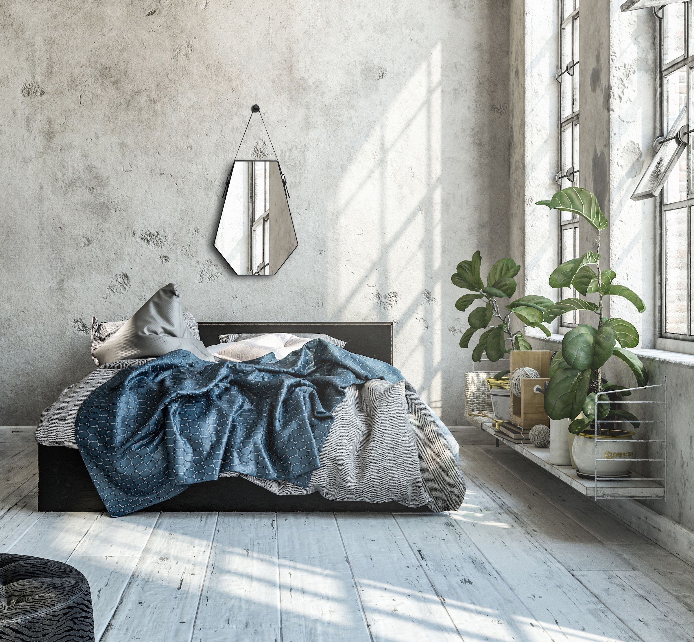 MIRRORS AND MORE Dekospiegel »Emmi« sechseckige Form, dekoratives Lederband günstig online kaufen