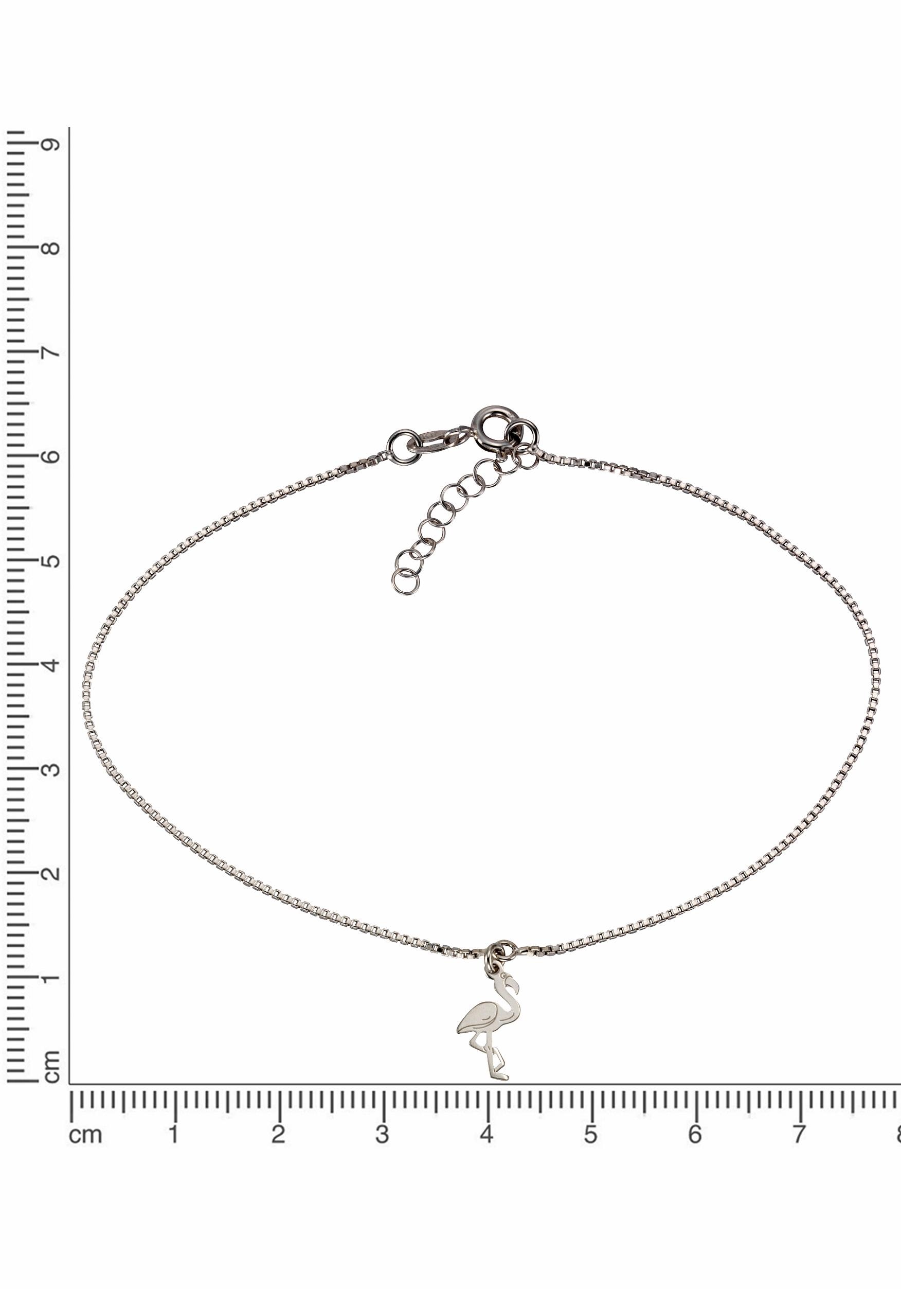 Firetti Fußkette »Schmuck Geschenk Silber 925 Körperschmuck Flamingo Venezianerkette«