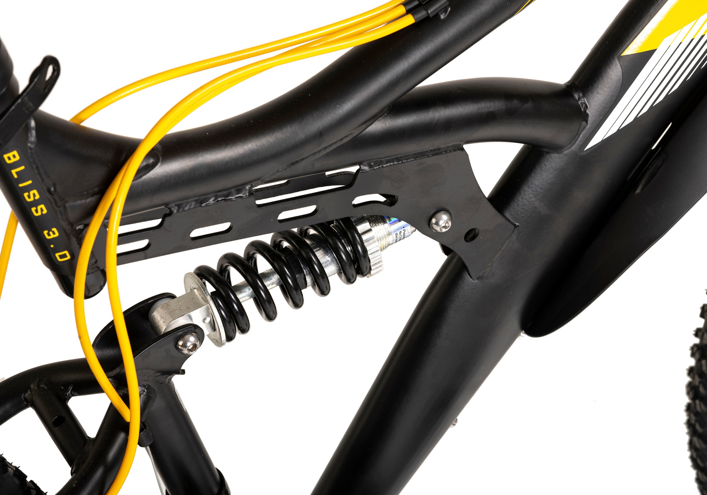 WYLD Mountainbike »Mountainbike Fully 26'' Bliss schwarz-gelb 21 Gänge«, 21 Gang, Kettenschaltung