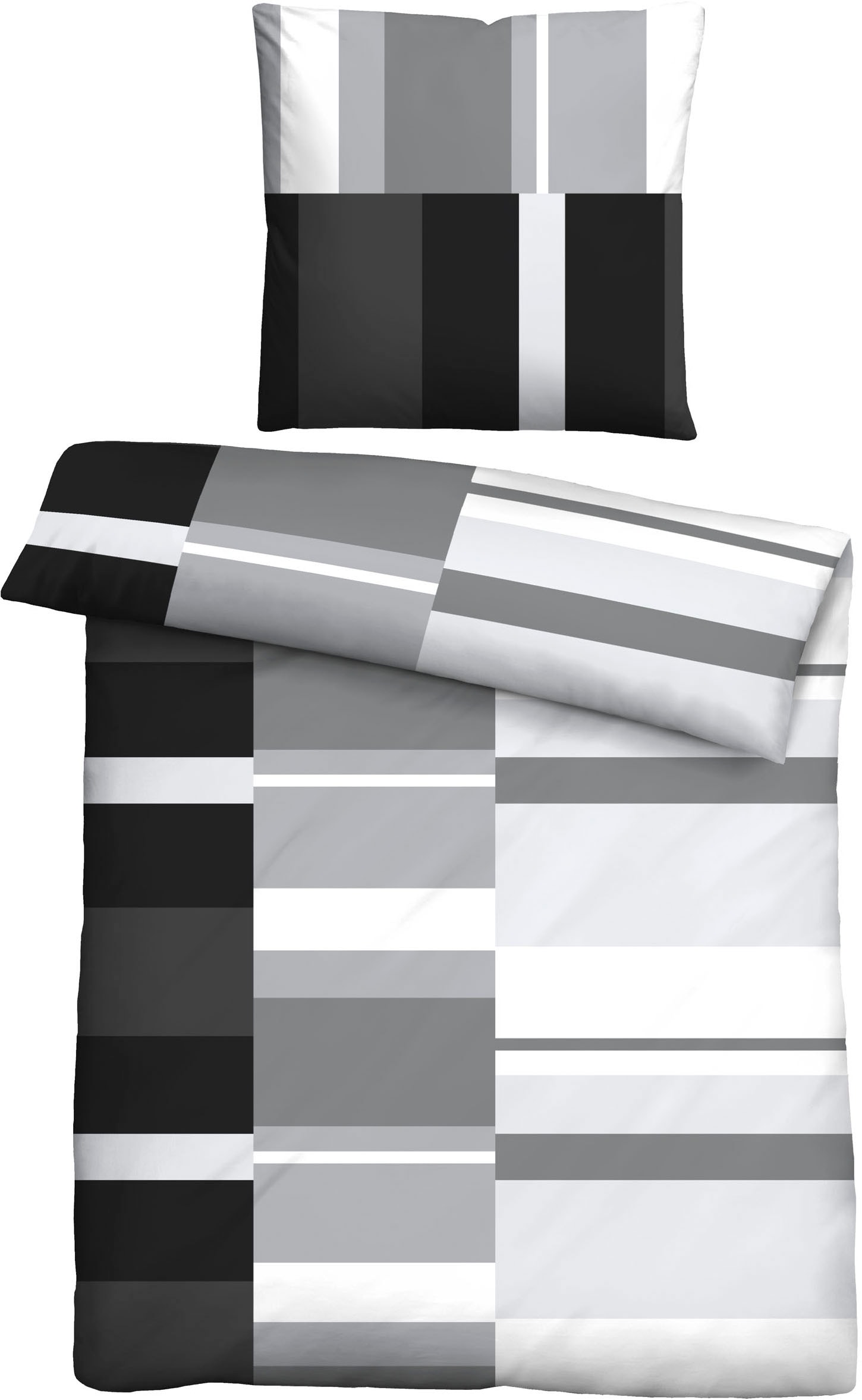 Castell - Markenbettwäsche Bettwäsche »0460125« 2 Stk. tlg. Polycotton, hau günstig online kaufen