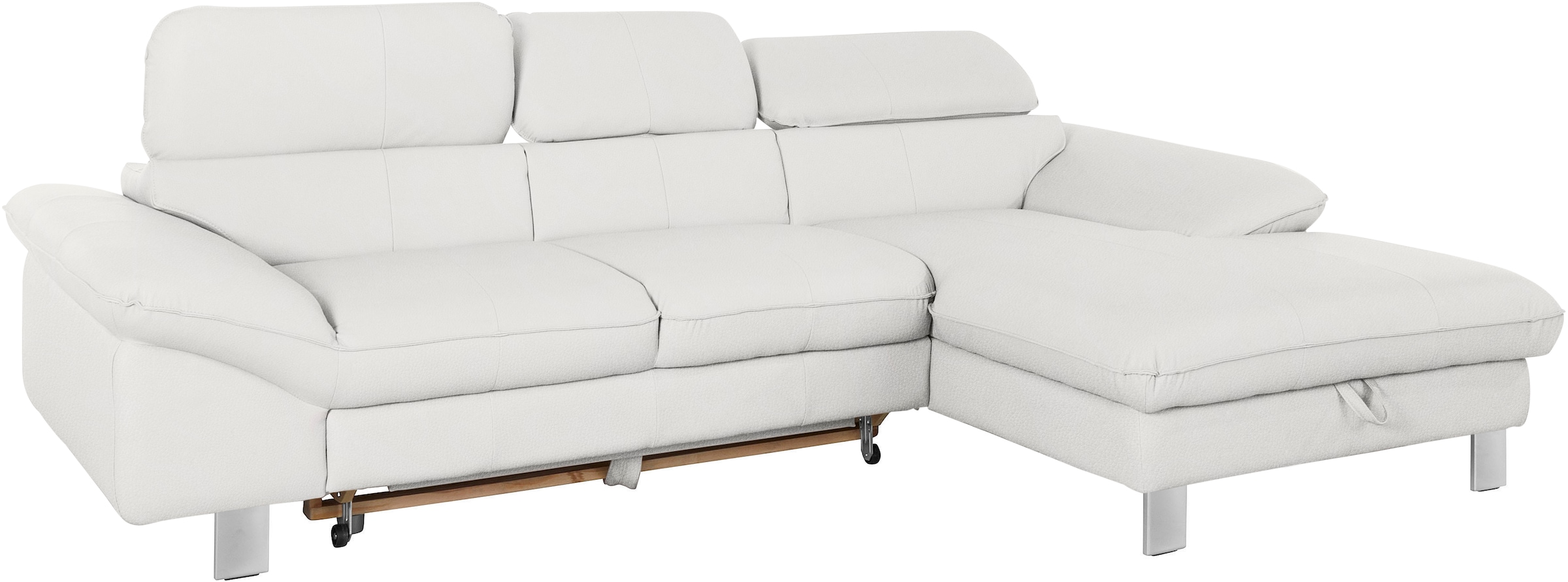 COTTA Ecksofa Driver, mit Kopfteilverstellung, wahlweise mit Bettfunktion