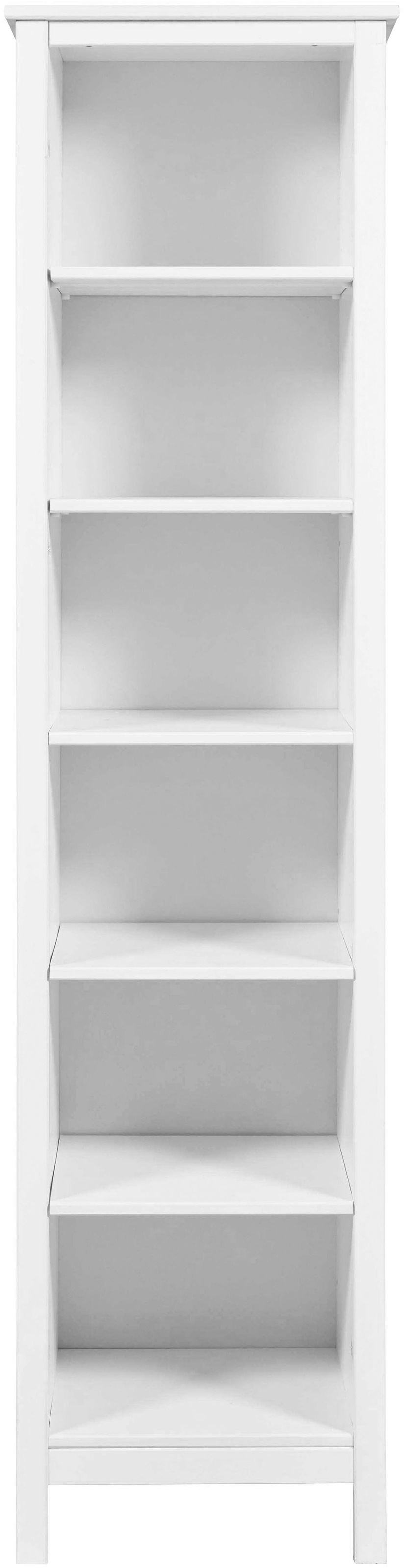 Inter Link Standregal »Pinora, Kiefer Massivholz Weiss, 5 Einlegeböden, 82 x 39,50 x 197 cm« 1 Stk. tlg. Regal im modernem Skandi Look, 2 Größen erhältlich