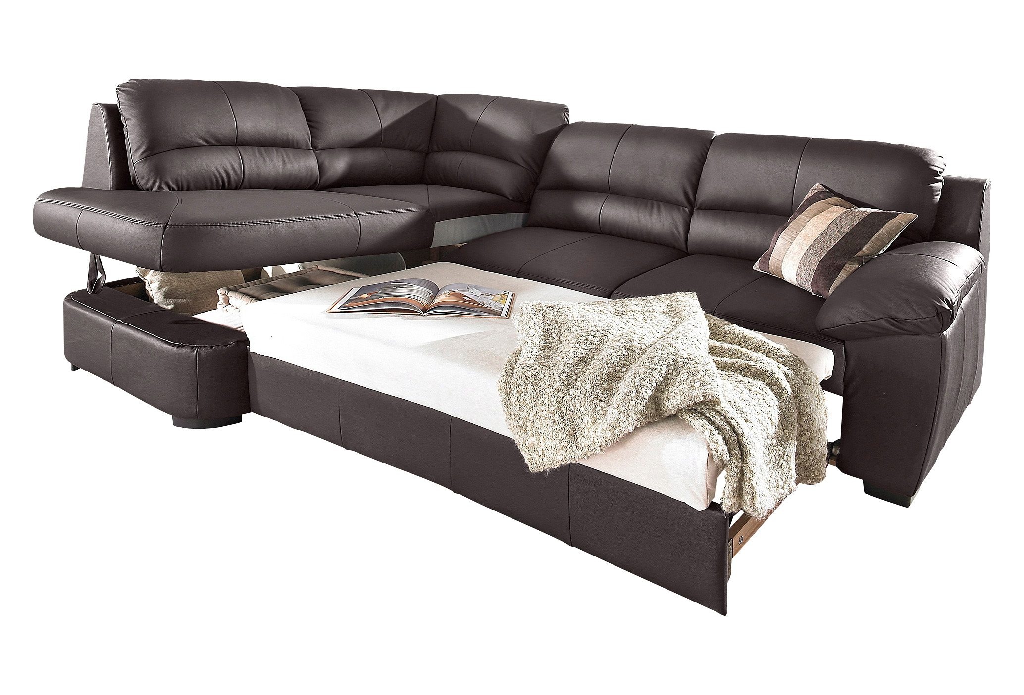 COTTA Ecksofa »Dani L-Form«, wahlweise mit Bettfunktion & Bettkasten