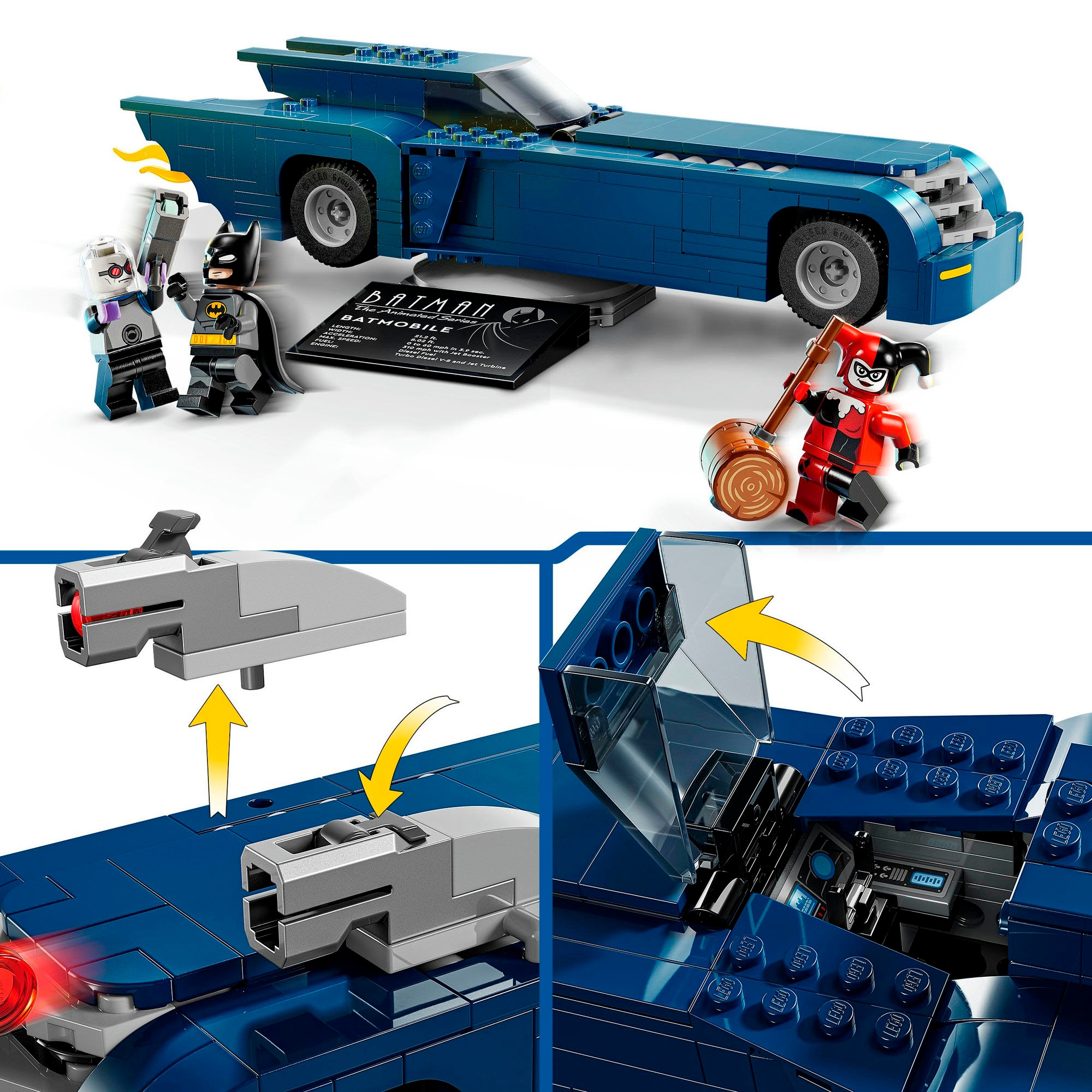 LEGO® Konstruktionsspielsteine »Batman™ im Batmobil™ vs. Harley Quinn™ und Mr. Freeze™ (76274)«, (435 St.), LEGO Super Heroes; Made in Europe