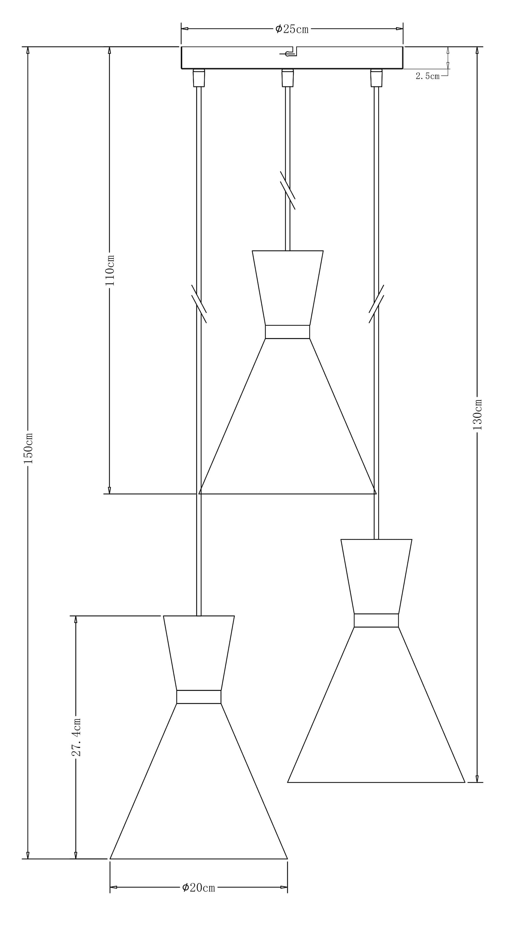 OTTO home Pendelleuchte »Renell« E27 1 Stk. glänzend, höhenverstellbar, industrieller Stil, Rondell, Hängelampe