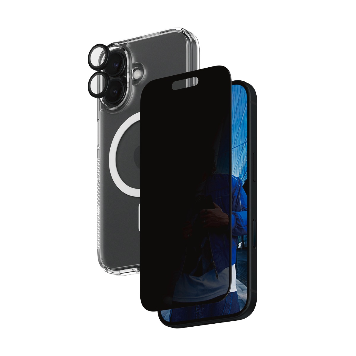 PanzerGlass Displayschutzglas »3-in-1 Privacy Protection« für Apple iPhone günstig online kaufen
