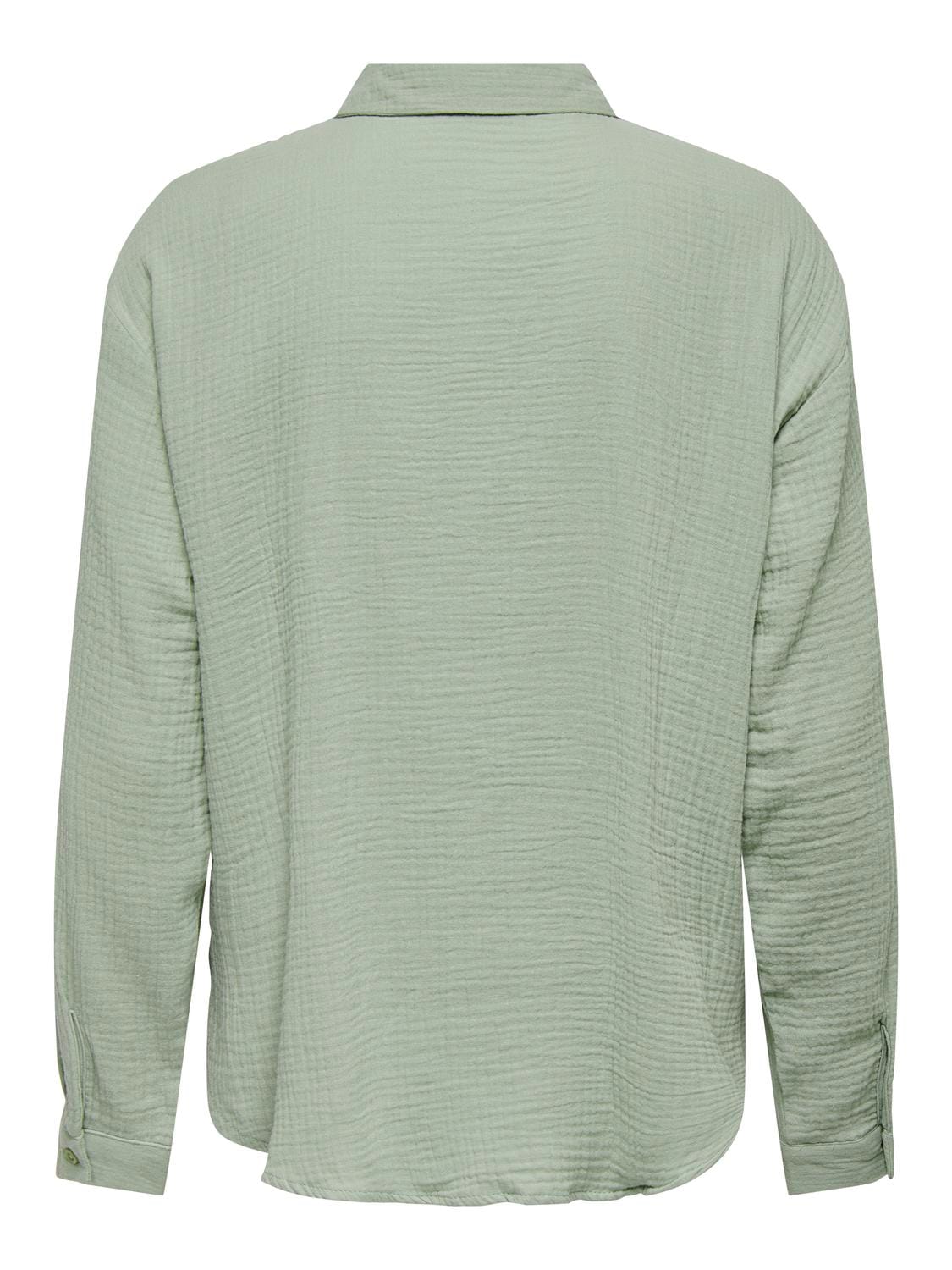 JDY Hemdbluse »JDYTHEIS LIFE L/S LOOSE SHIRT WVN NOOS«, aus Musselin