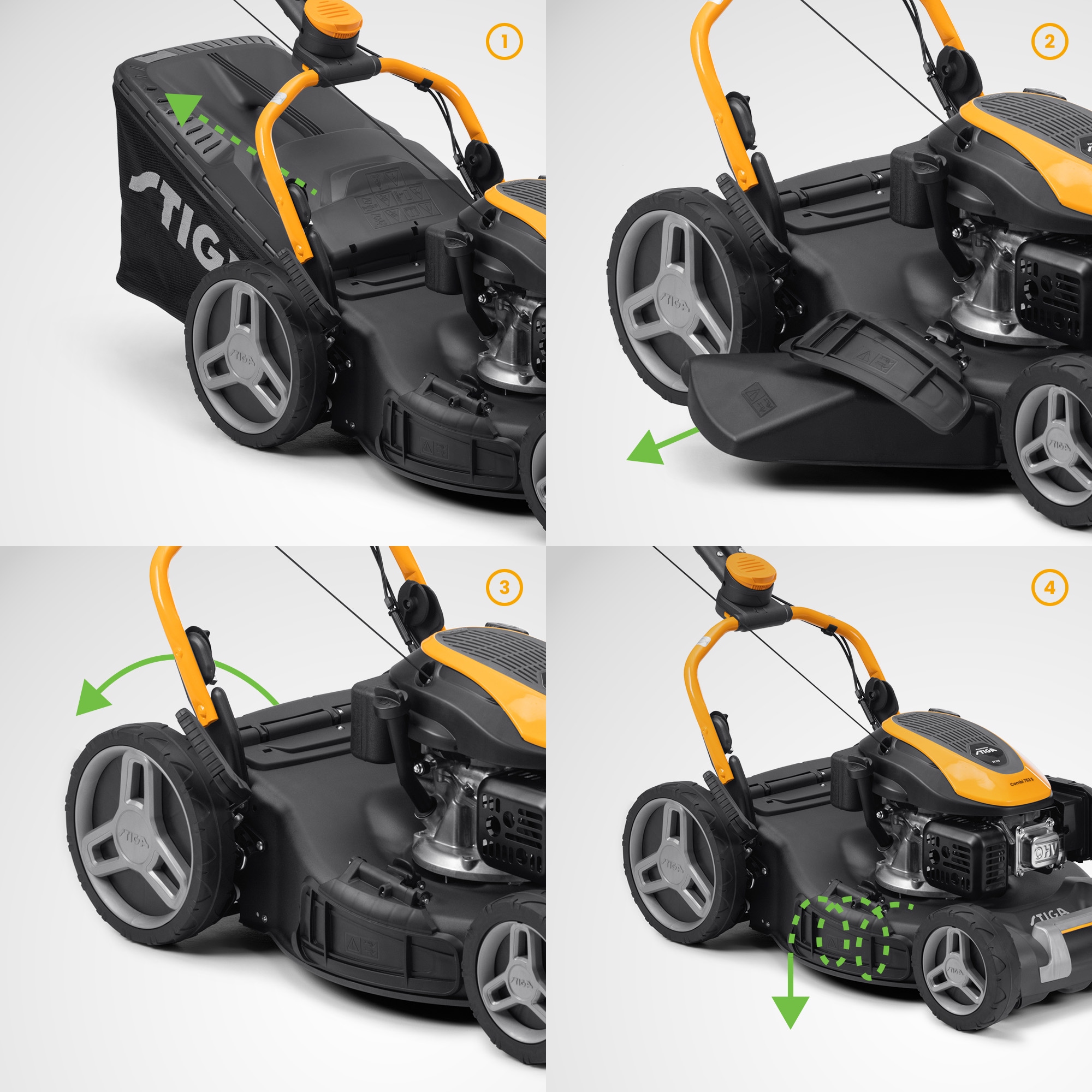 STIGA GARDEN Benzinrasenmäher »Combi 753 S«