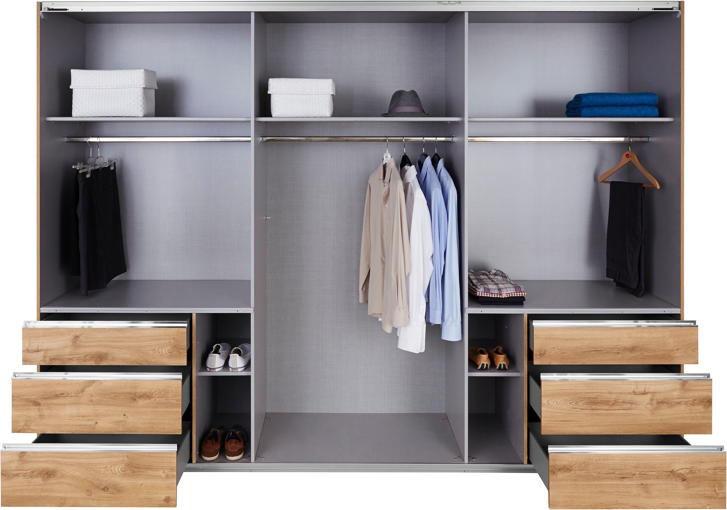 Wimex Schwebetürenschrank »Level by fresh to go«, mit Glastür