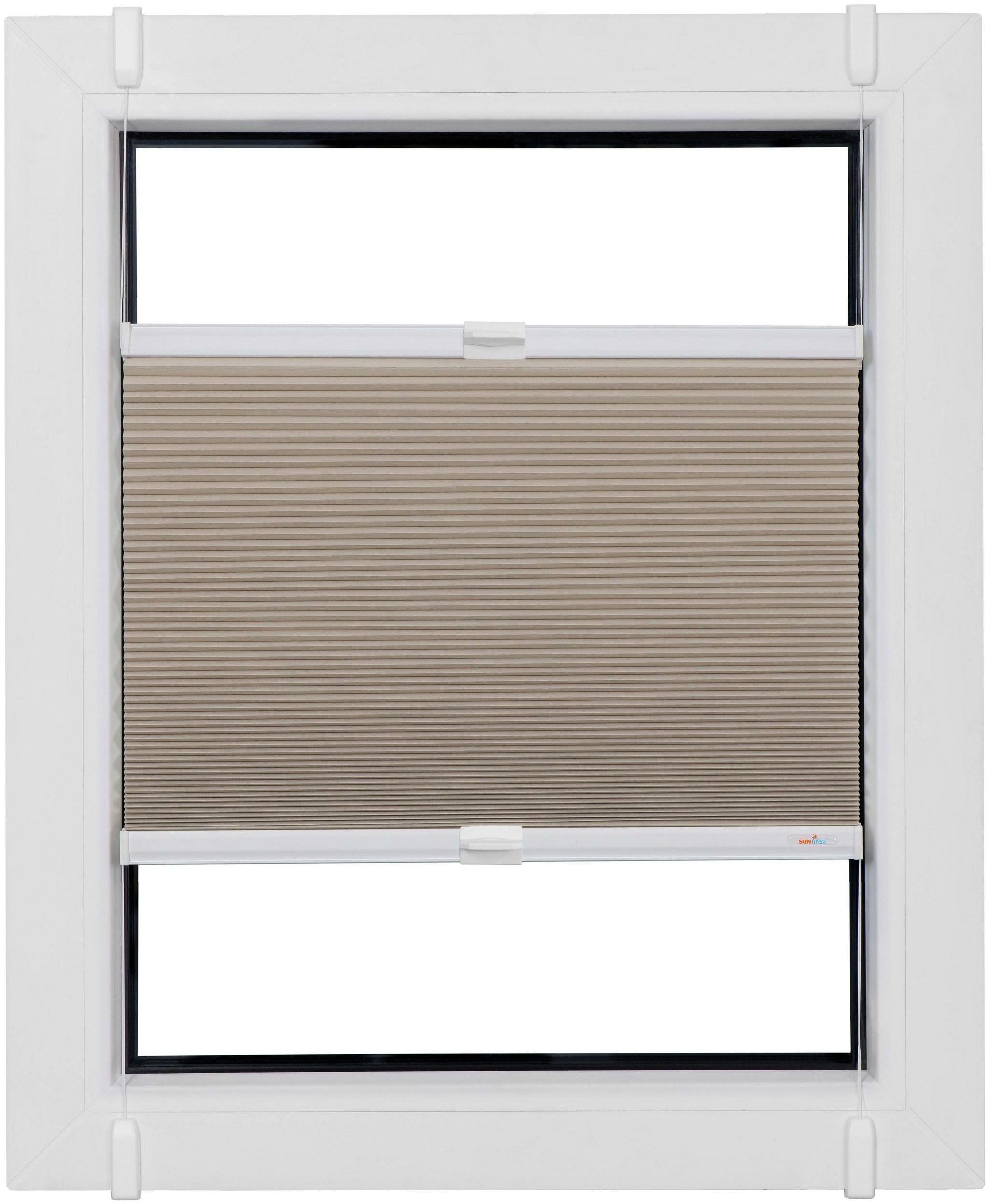 sunlines Plissee energiesparend ohne Bohren verspannt günstig online kaufen