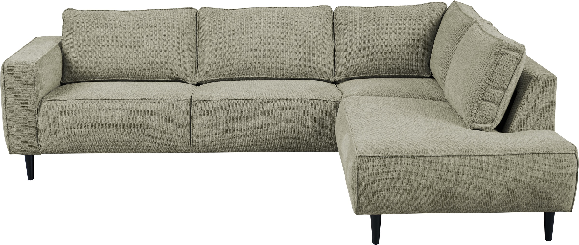 Places of Style Ecksofa »Fumone, Lederoptik oder Soft-Touch Chenille«, Brei günstig online kaufen