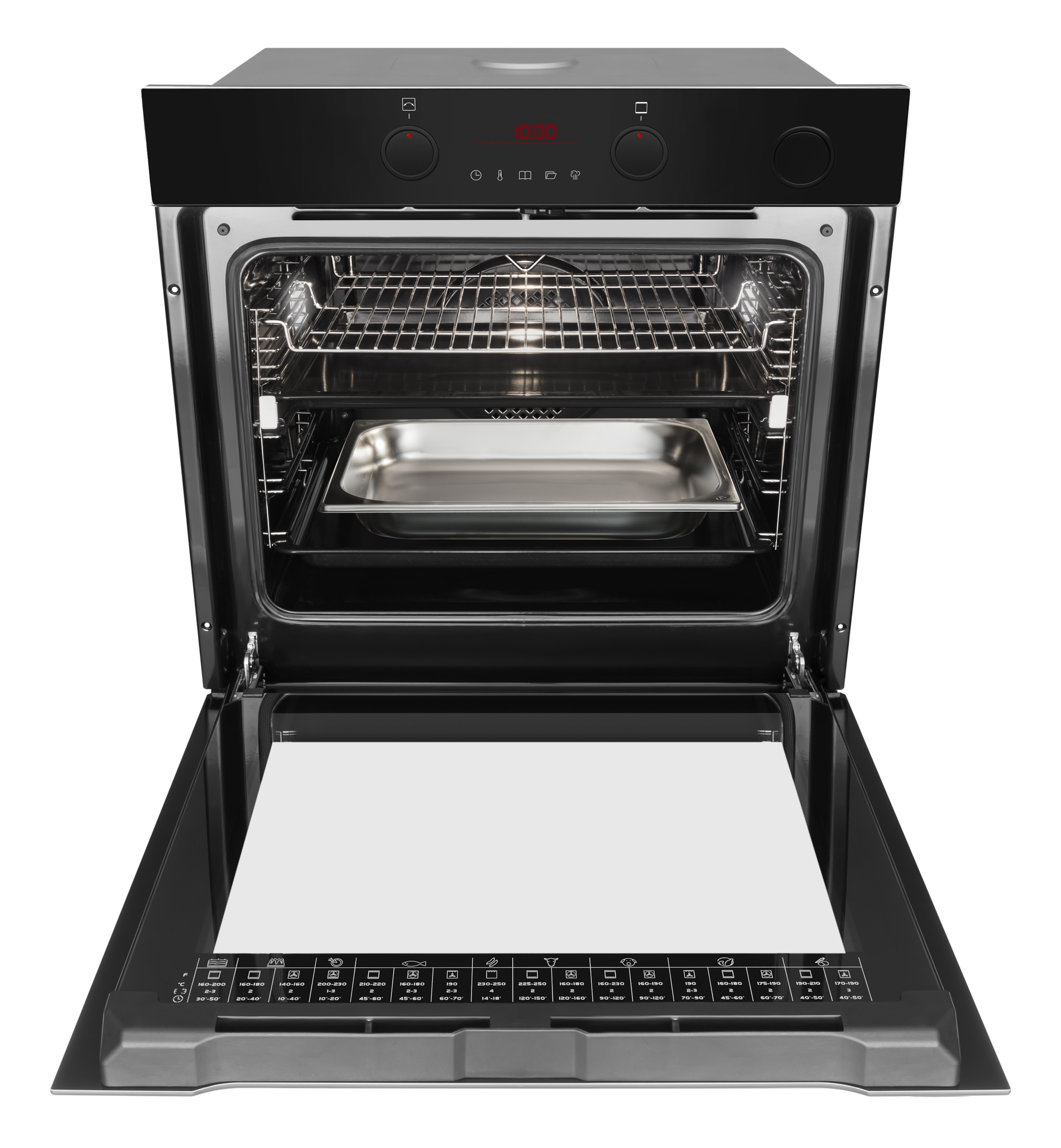 Amica Backofen »EBSX 949 800 V« mit 1-fach-Teleskopauszug mit Steam Clean Dampfgarfunktion – Für aromatische und schonend gegarte Speisen