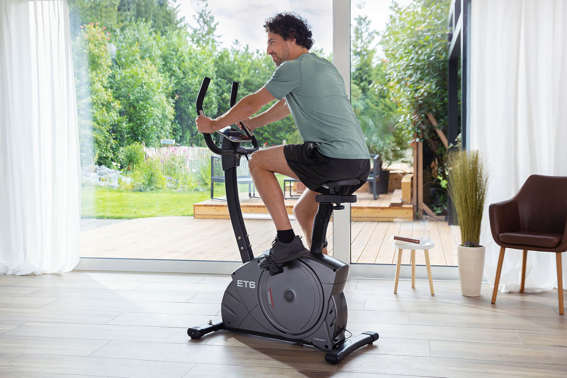 Christopeit Sport® Ergometer »ET 6« 150 kg max. Benutzergewicht, Fahrrad, 24 Widerstandsstufen