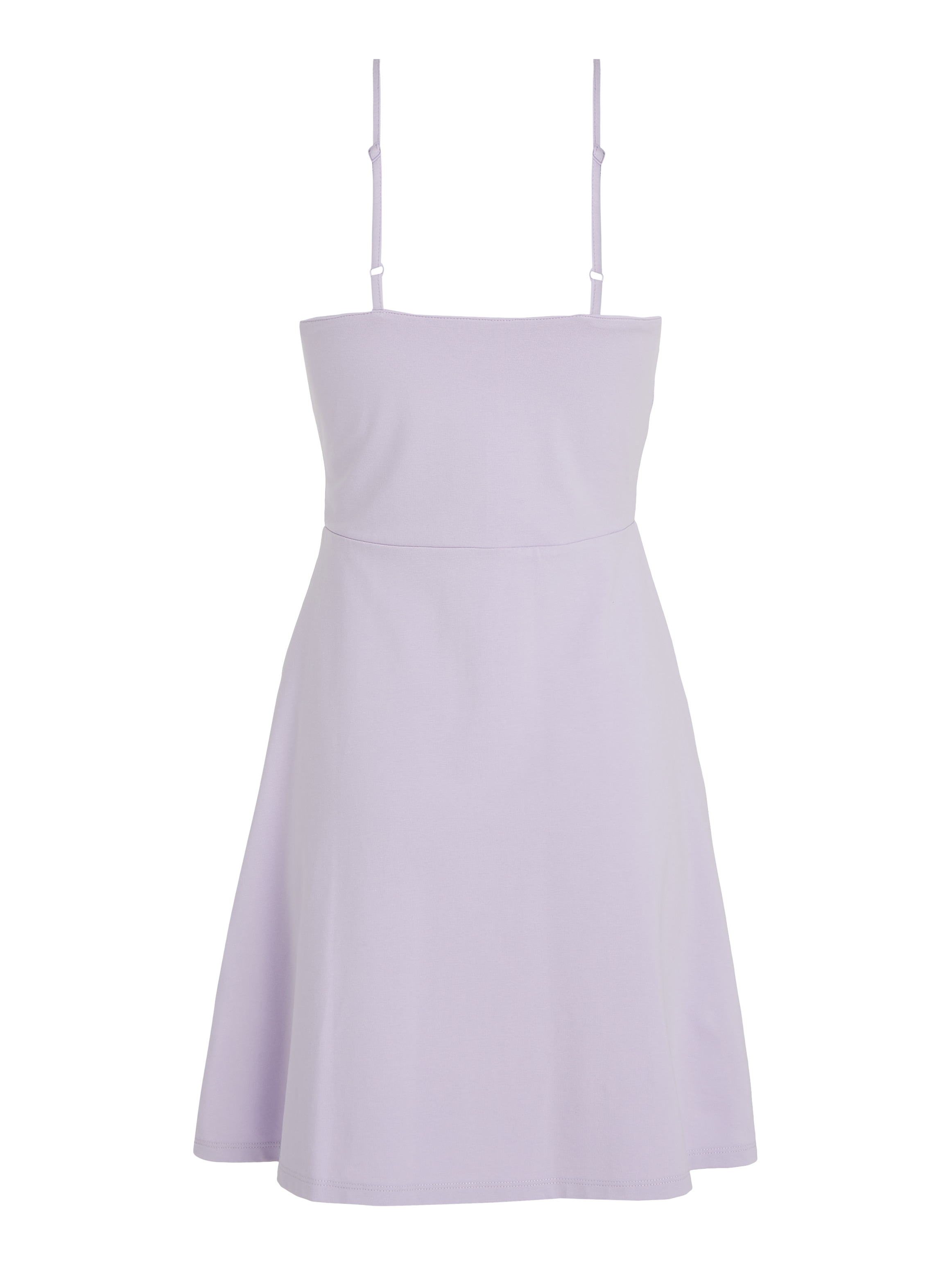 Tommy Jeans Spaghettikleid »TJW ESSENTIAL STRAP FLARE DRESS«, mit verstellbaren Spaghettiträgern