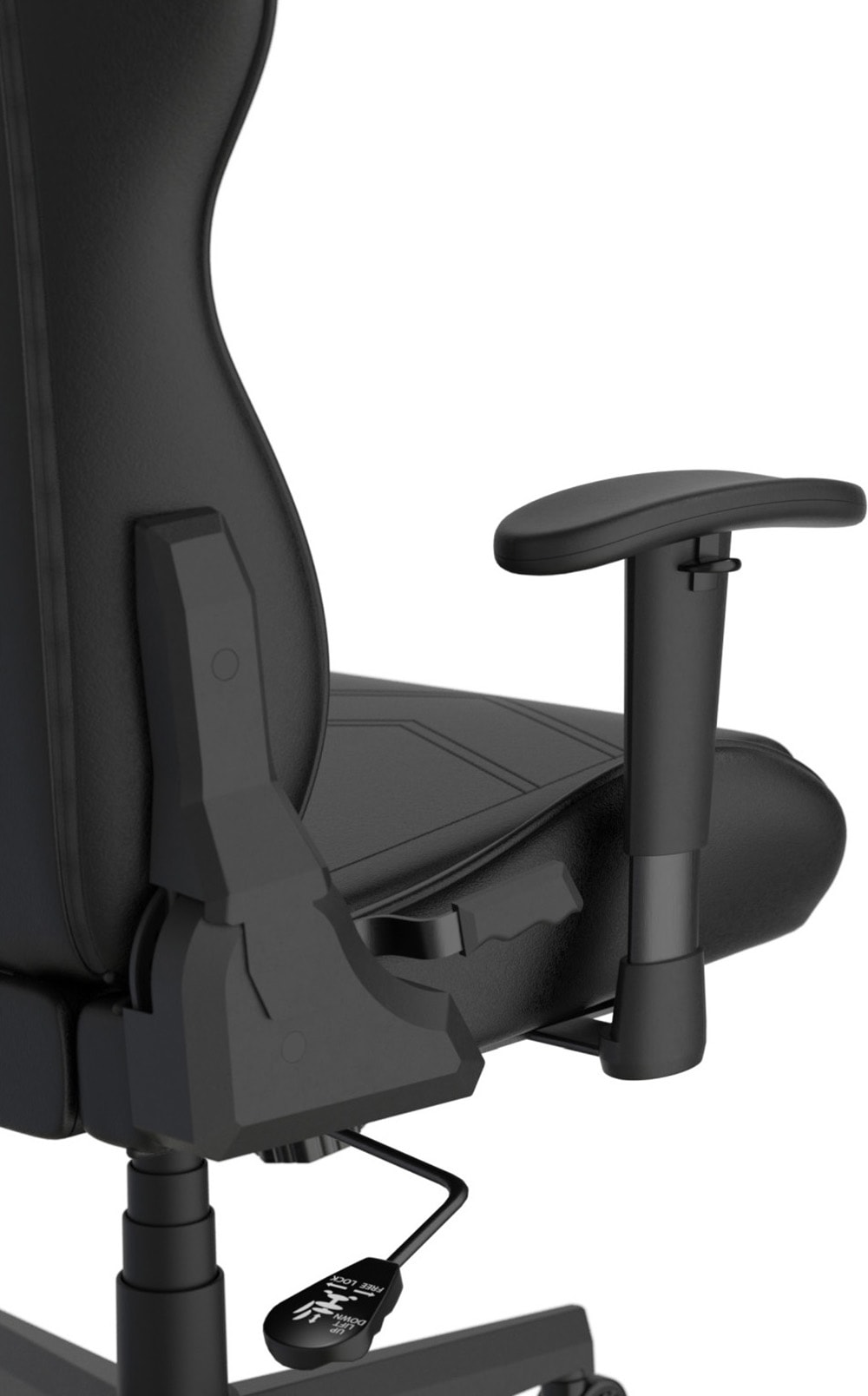 MCA furniture Gaming-Stuhl »DX Racer Prince Gamingchair«, (Set), 1 St., Kunstleder, Gaming,Racing,Design,Lordose,Kissen,Armlehne,drehbar,verstellbar